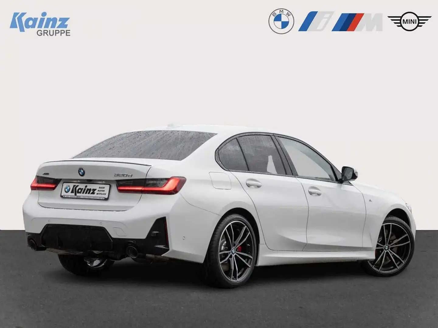 BMW 320 d xDrive Aut. M-Paket/Live Cockpit Prof/AHK Weiß - 2