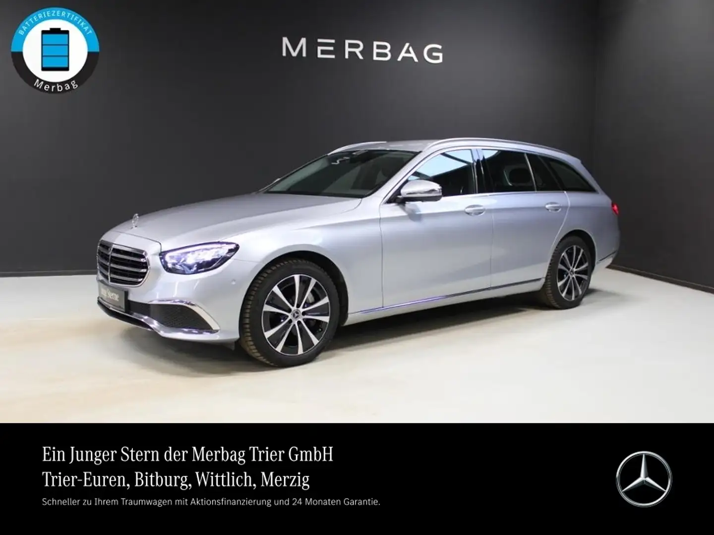 Mercedes-Benz E 300 de 4M T *Exclusive Ext Wide Silber - 1