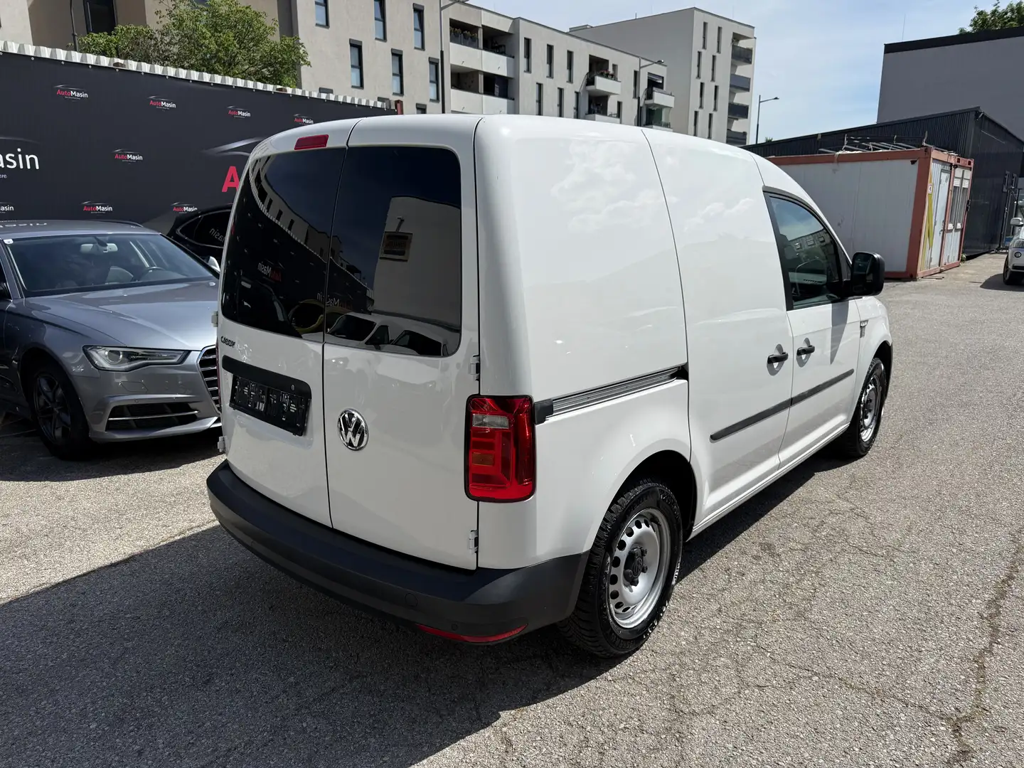 Volkswagen Caddy Kasten BMT //mit INNEN-EINRICHTUNG// Weiß - 2
