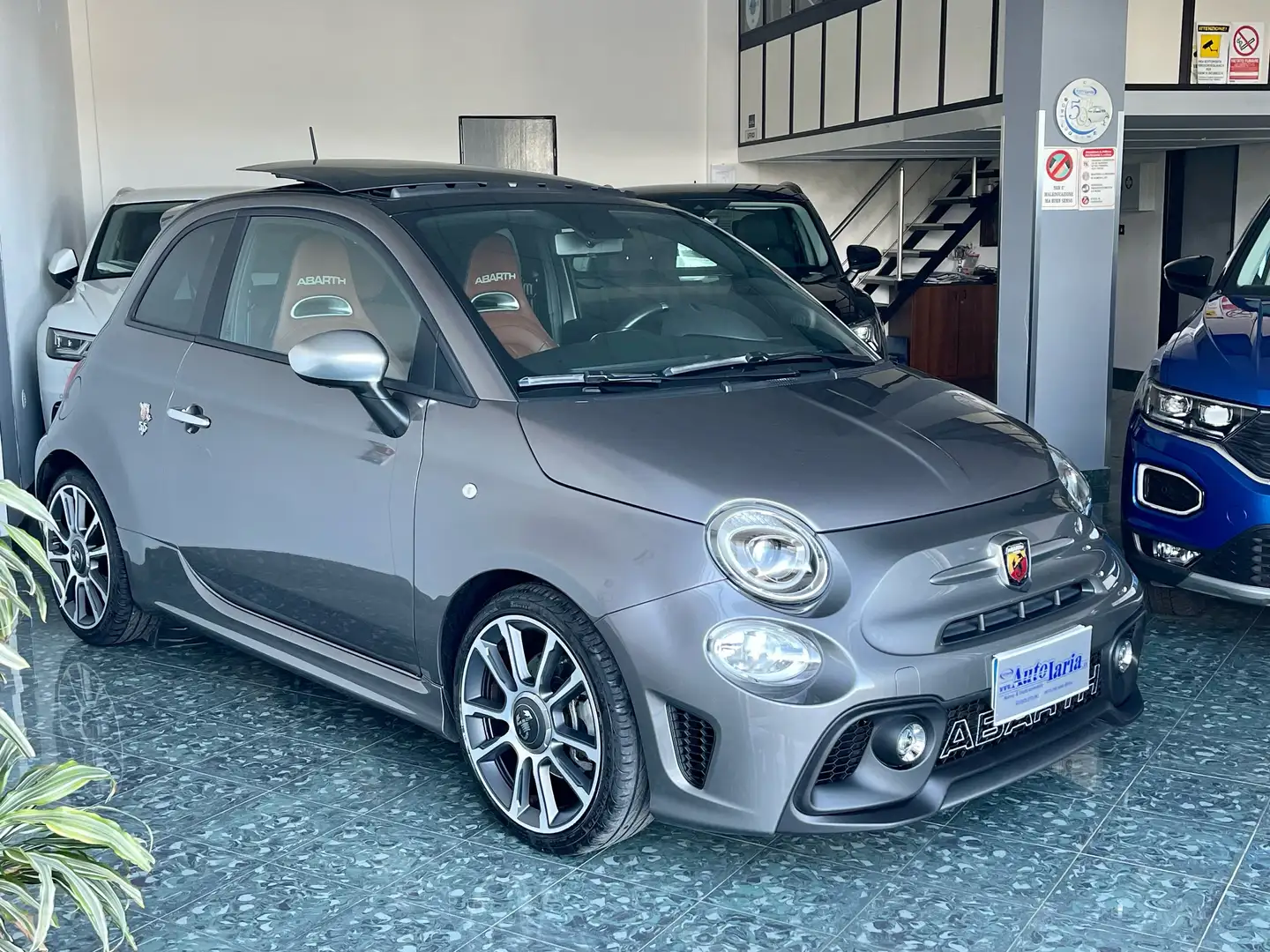 Abarth 595 Turismo 1.4 Turbo T-Jet 165CV "Tetto Apribile" Grigio - 1