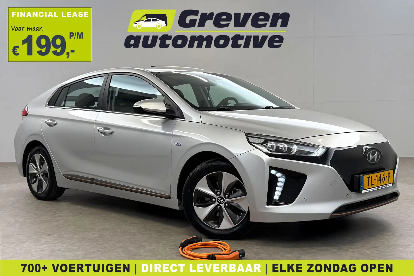 Hyundai IONIQ Premium EV 28 kWh | Snelladen | SOH 87% | Pano | V Plateado - 1