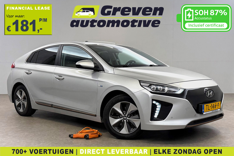 Hyundai IONIQ Premium EV 28 kWh | Snelladen | SOH 87% | Pano | V