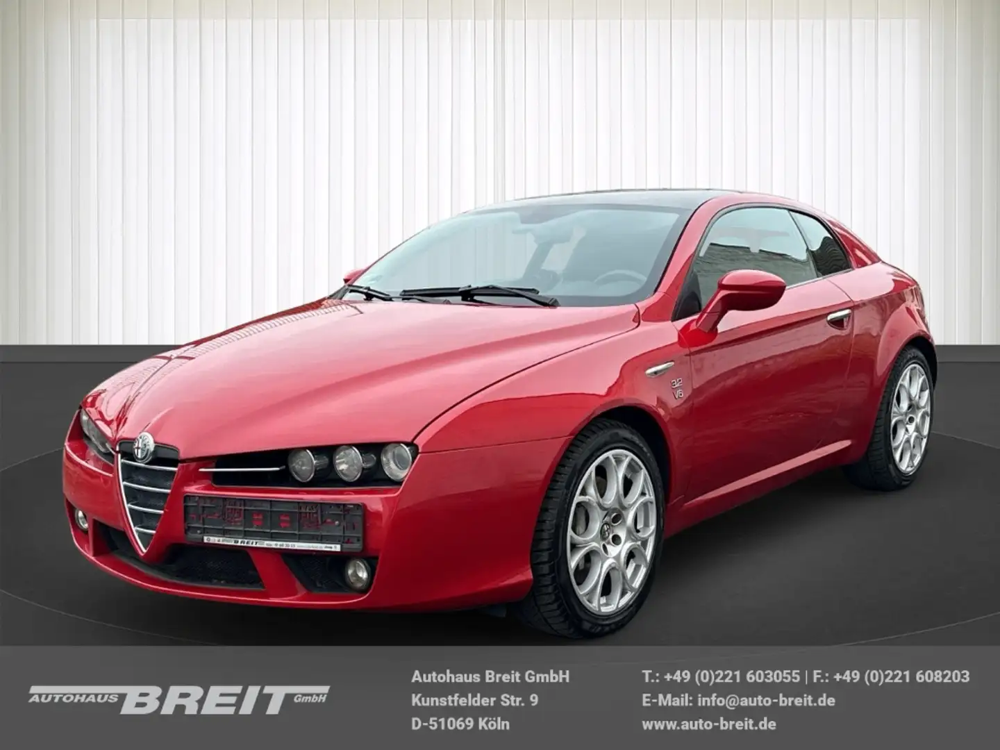 Alfa Romeo Brera 3.2 JTS V6 Q4 Sky View Pano 300 cv 1/100 Kundenauf Rouge - 1