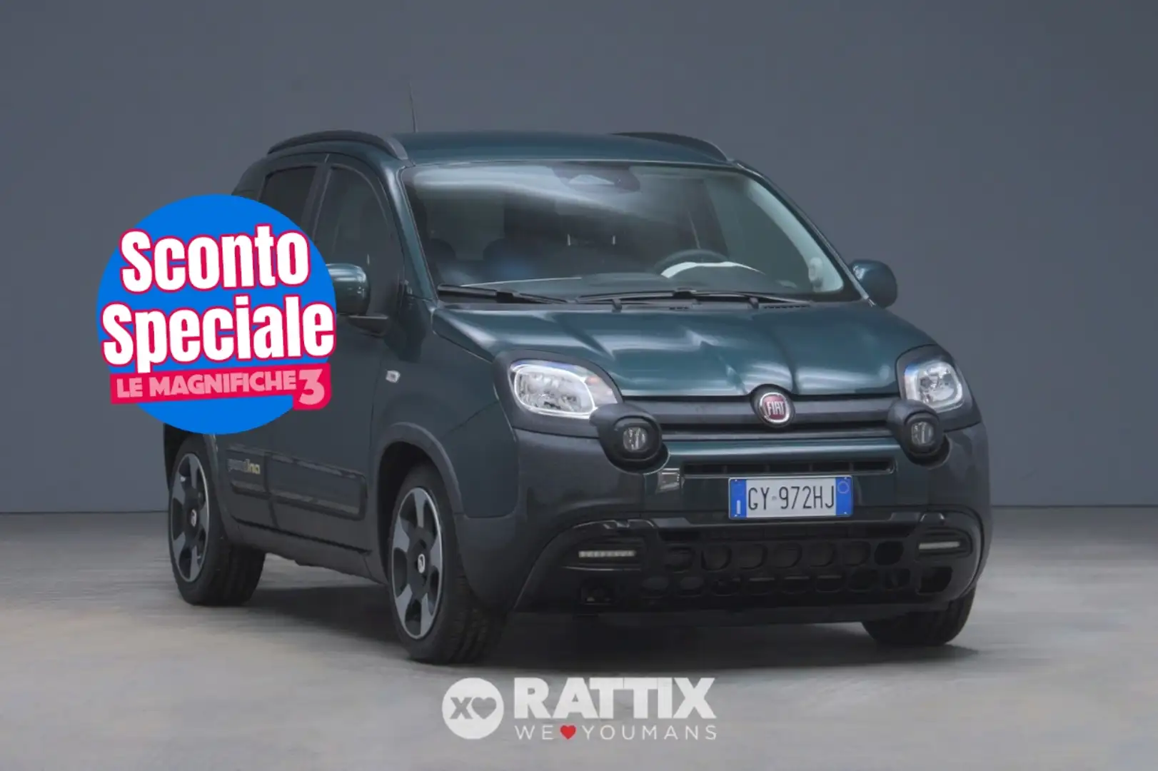 Fiat Panda Pandina 1.0 Firefly Hybrid 70CV Cross Verde - 1