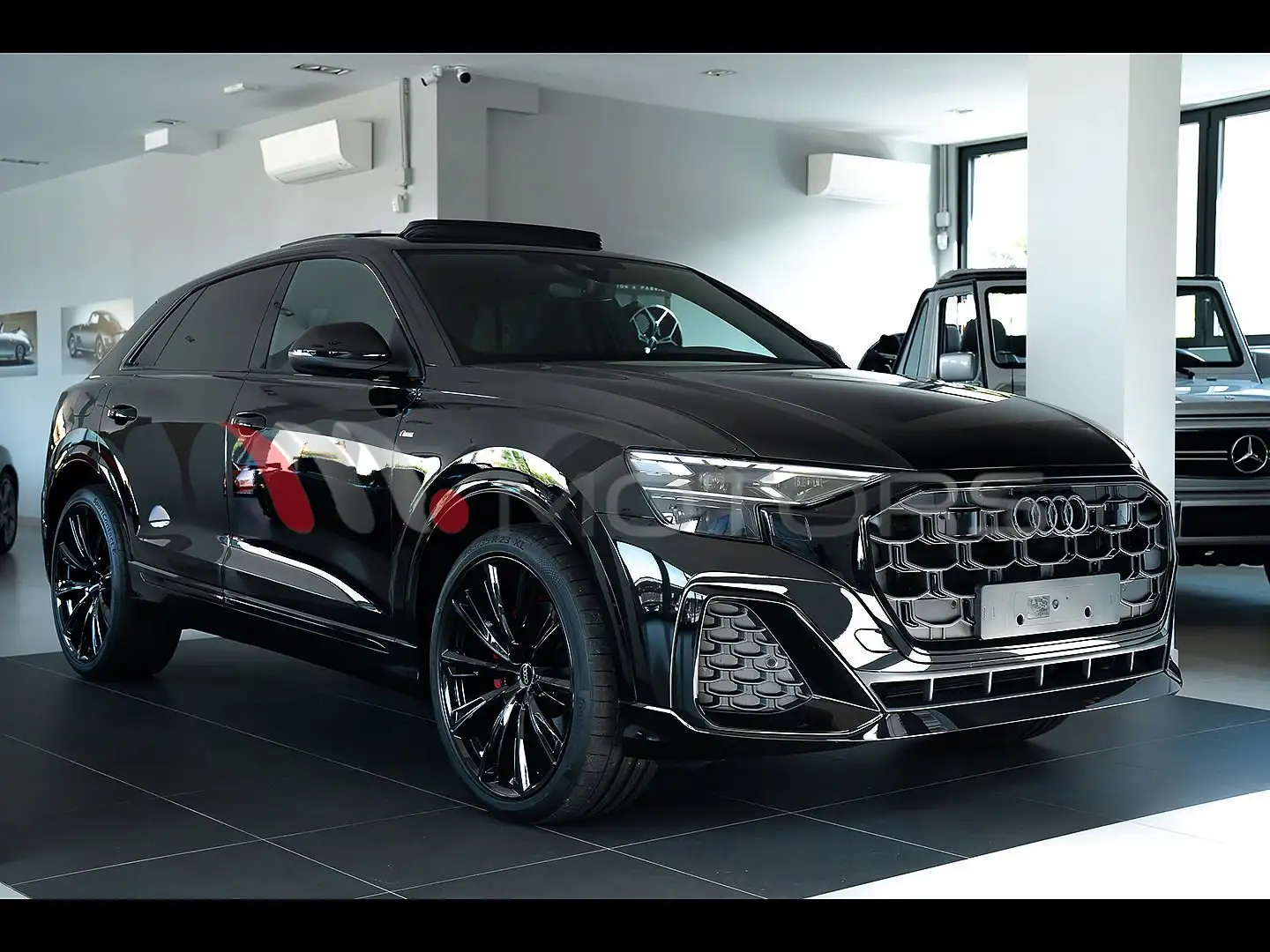 Audi Q8 50 3.0 TDI MHEV S line edition Negro - 1