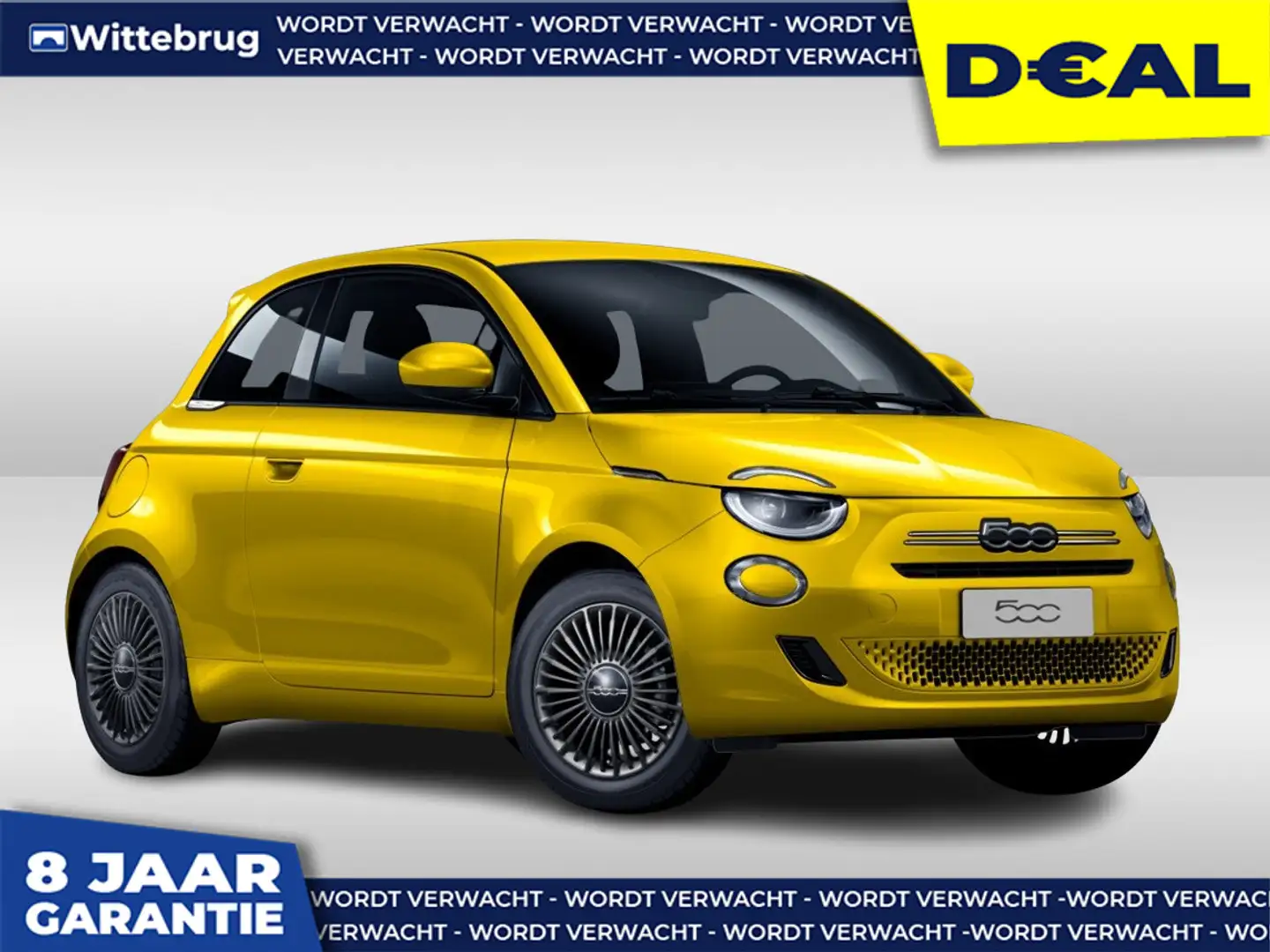 Fiat 500 1.0 Hybrid Torino NU TE BESTELLEN! - HYBRID - 8 JA Geel - 1