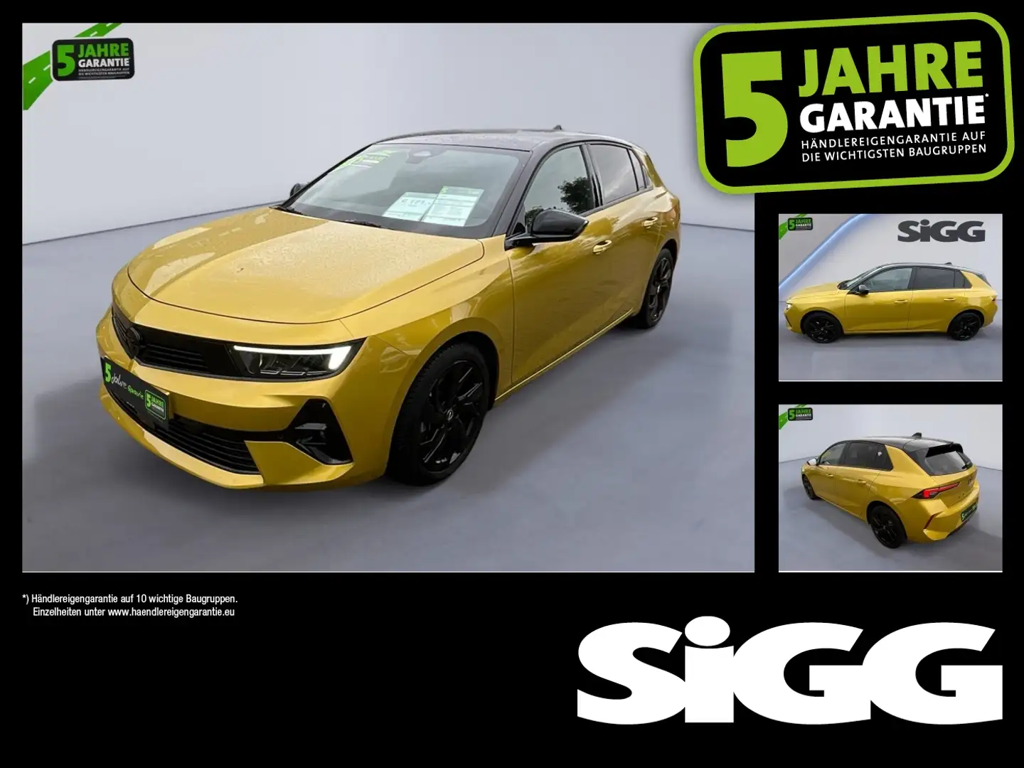 Opel Astra L 1.2 Turbo GS Line 2xKlima 360 Alcant. Jaune - 1