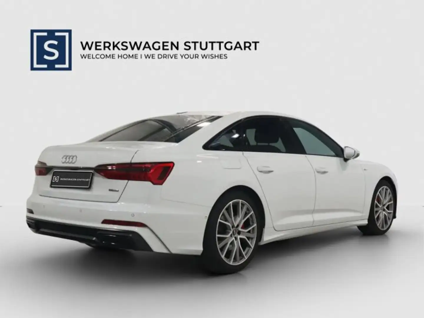 Audi A6 A6 55 2.0 TFSI e quattro sport S-Line Weiß - 2