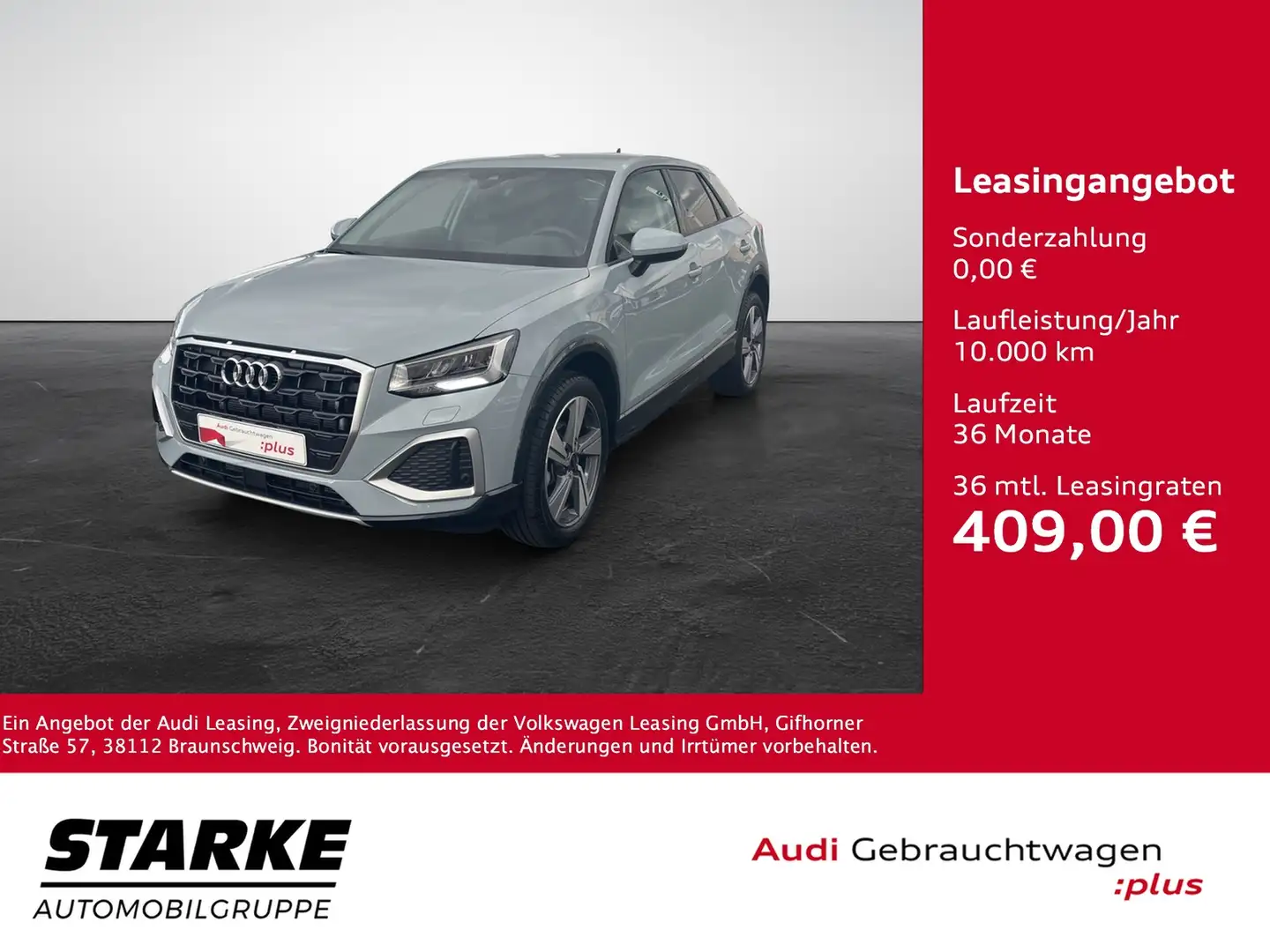 Audi Q2 35 TFSI S tronic advanced Grau - 1