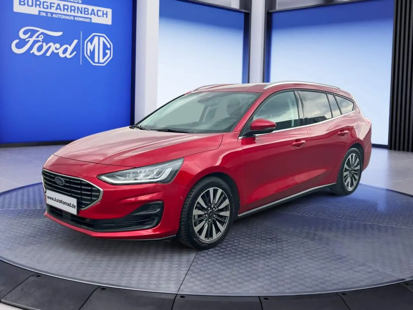 Ford Focus Turnier 1.5 EcoBlue S&S AUT. TITANIUM X*FAHRPK*RFK Rouge - 1