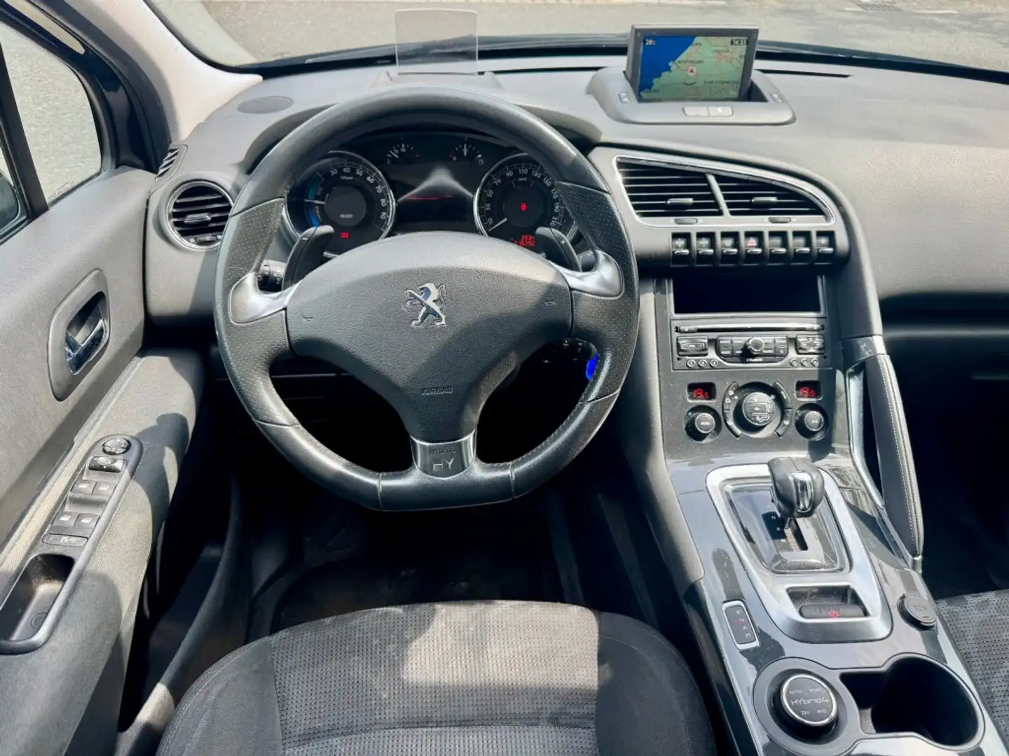 Peugeot 3008 2.0 HDiF HYbrid4 Blue Lease GOEDONDERHOUDEN HUD NA Negro - 2