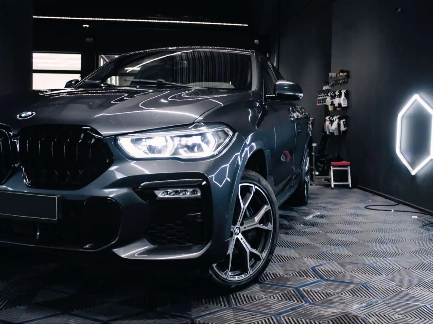 BMW X6 30D XDRIVE M SPORT PRO LUFT KRYSTAL LASER HK HUD Gris - 2