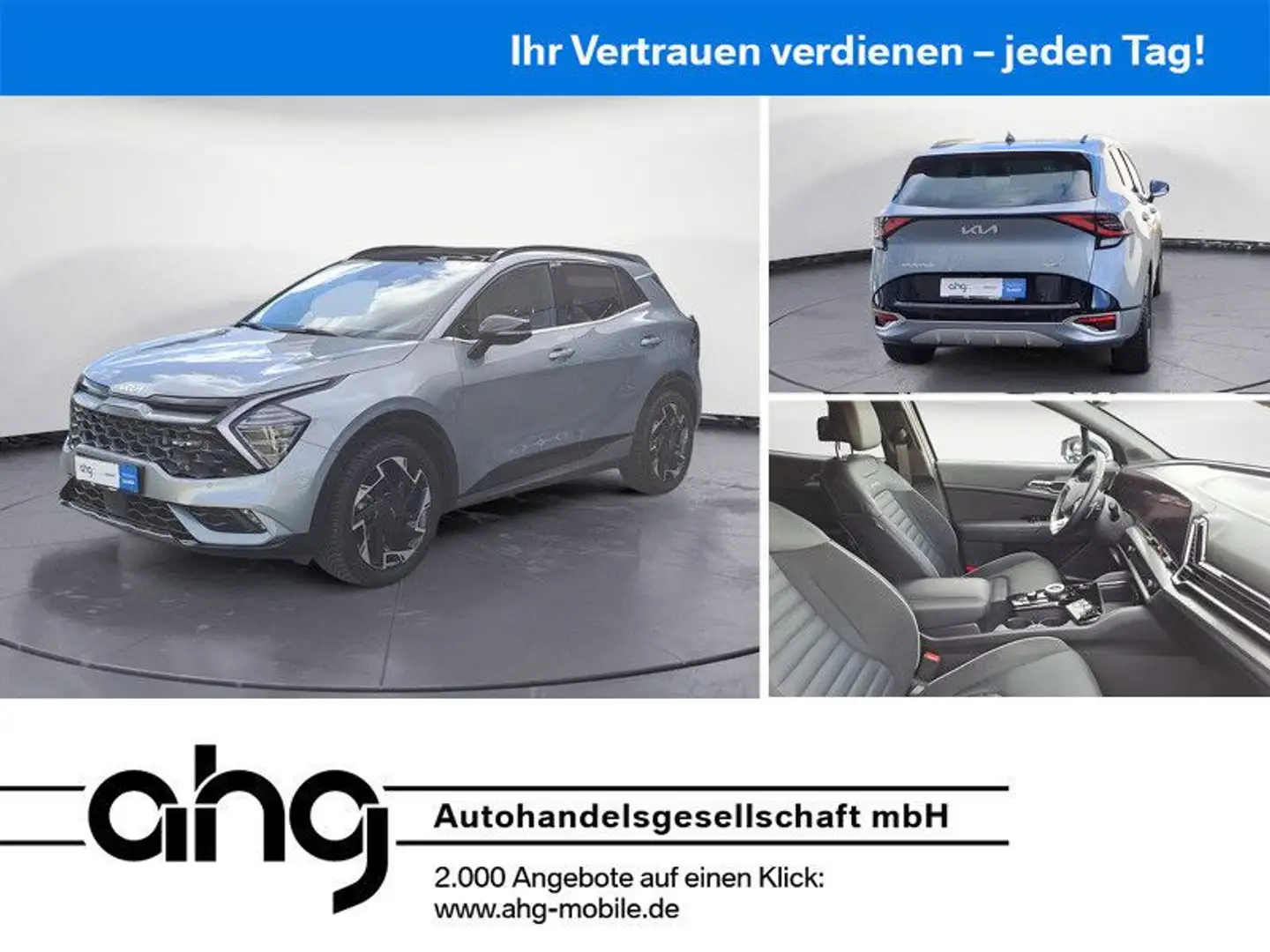 Kia Sportage 1.6 CRDi EcoDynamics+ DCT AWD GT-line * Silber - 1