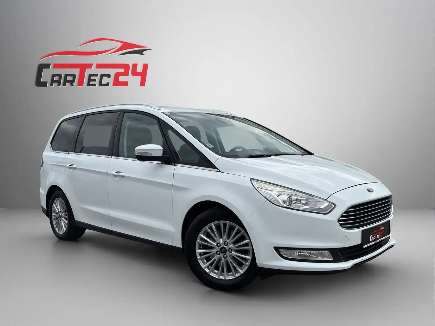 Ford Galaxy 2,0 TDCi Allrad Titanium S&S *7-Sitzer, AHK, SHZ* Wit - 1