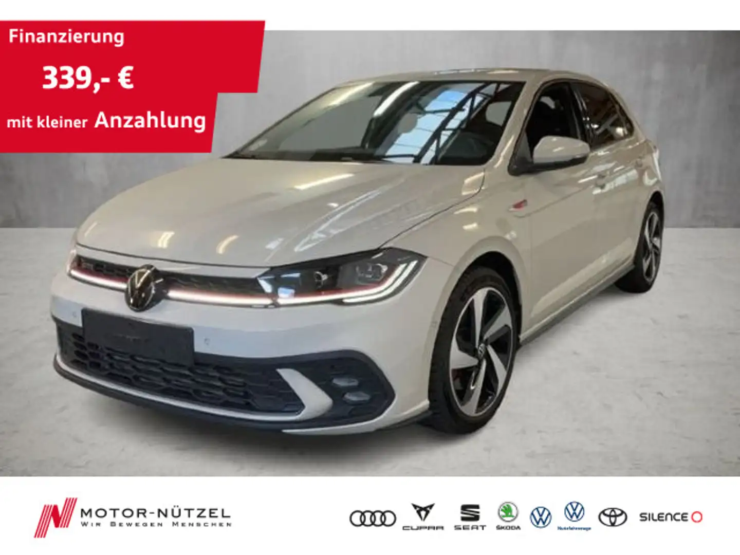 Volkswagen Polo GTI DSG MATRIX+ACC+APP+SHZ+PLA+MFL+DAB+17" Grau - 1