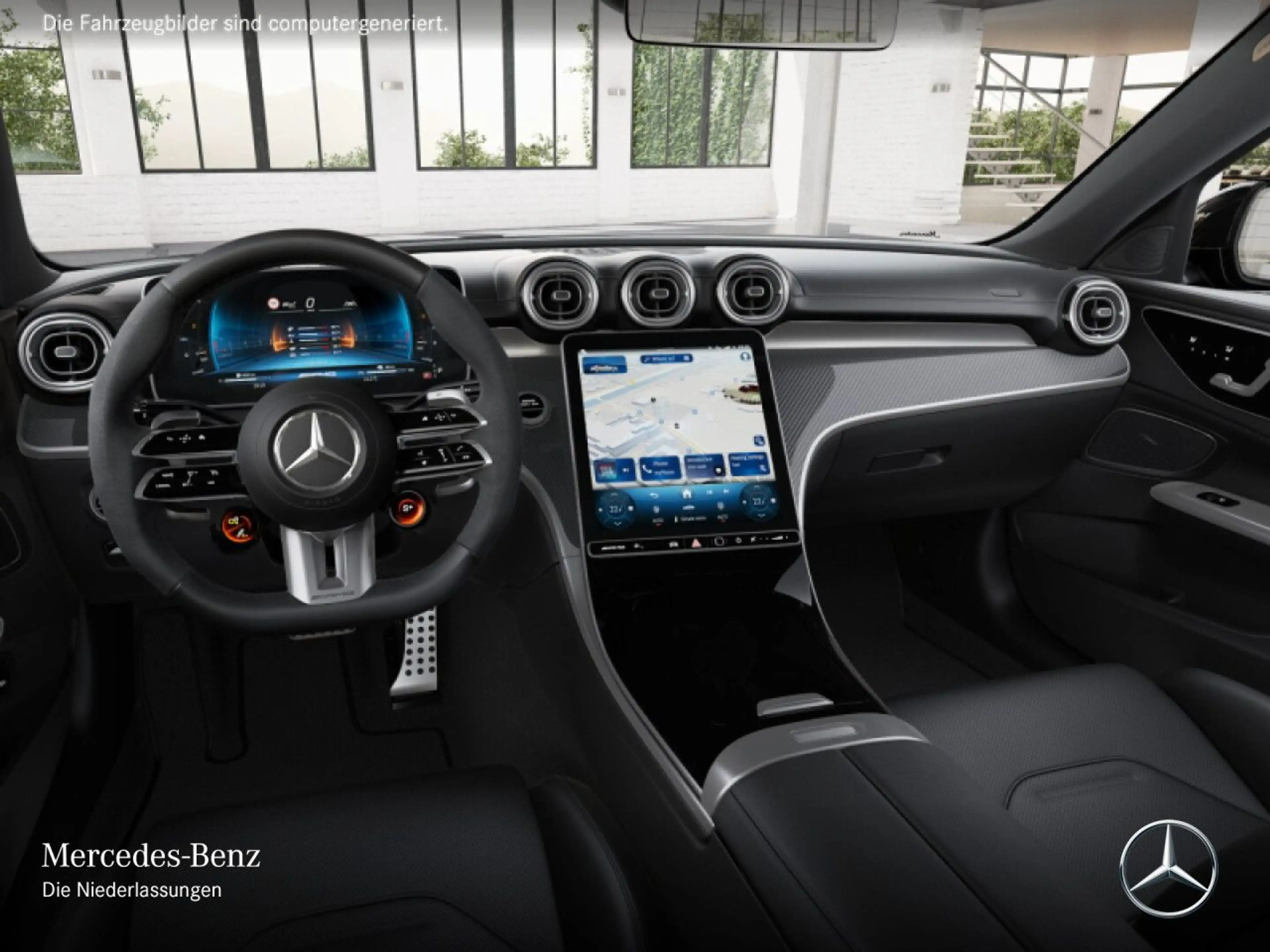 Mercedes-Benz C 63 AMG C 63 S E NIGHT+DRIVERS+360+KERAMIK+PERFSITZE+TOTW — photo 10