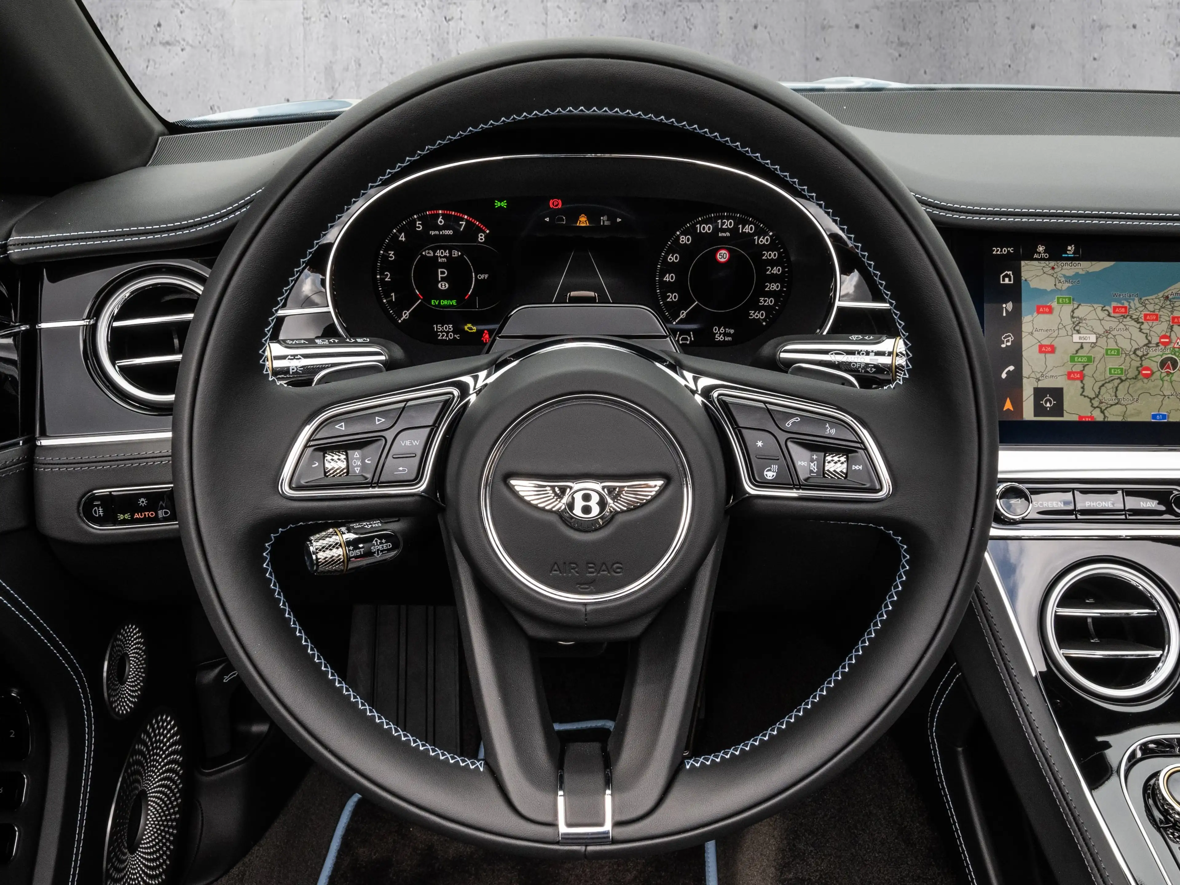 Bentley Continental GTC S Mood Lighting; Sports Pedals — photo 15