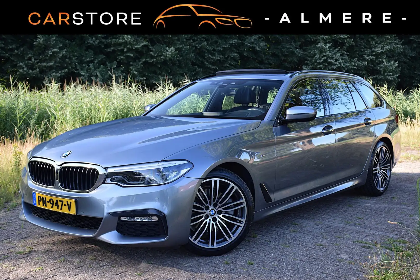 BMW 520 5-serie Touring 520i High Executive*Nappa Leder*HU Grijs - 1