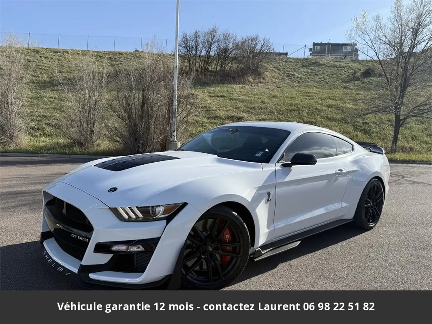 Ford Mustang Shelby GT500 760 Hors homologation 4500e Blanc - 1