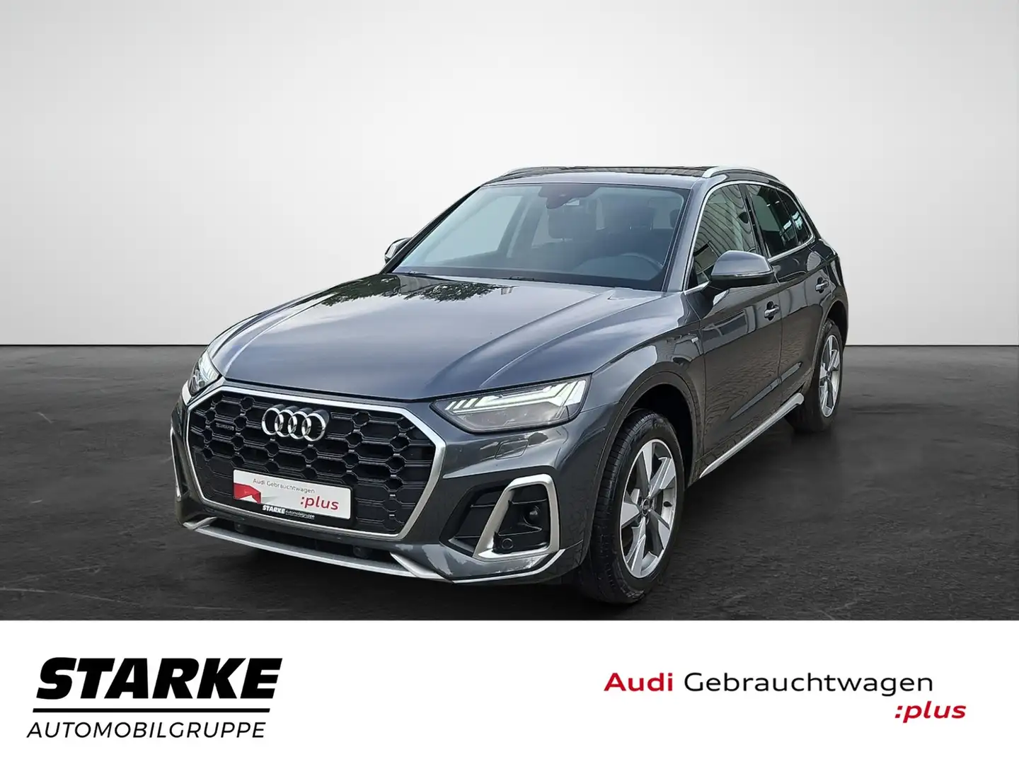 Audi Q5 40 TDI S tronic quattro S line NaviPlus Matrix ... Grau - 2