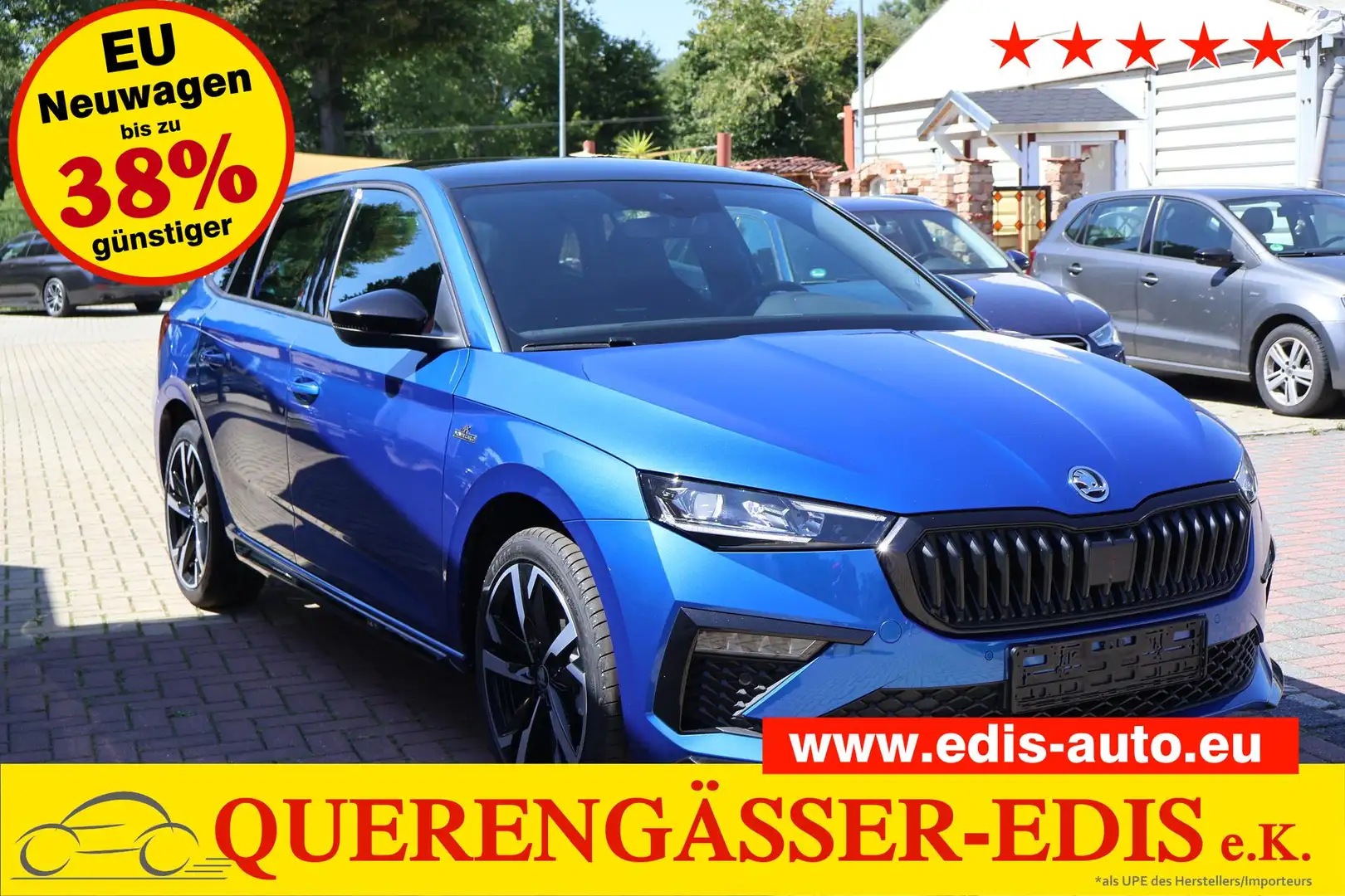 Skoda Scala 1.5TSI DSG "Monte Carlo" 110 kW (150 PS), Autom... Bleu - 1