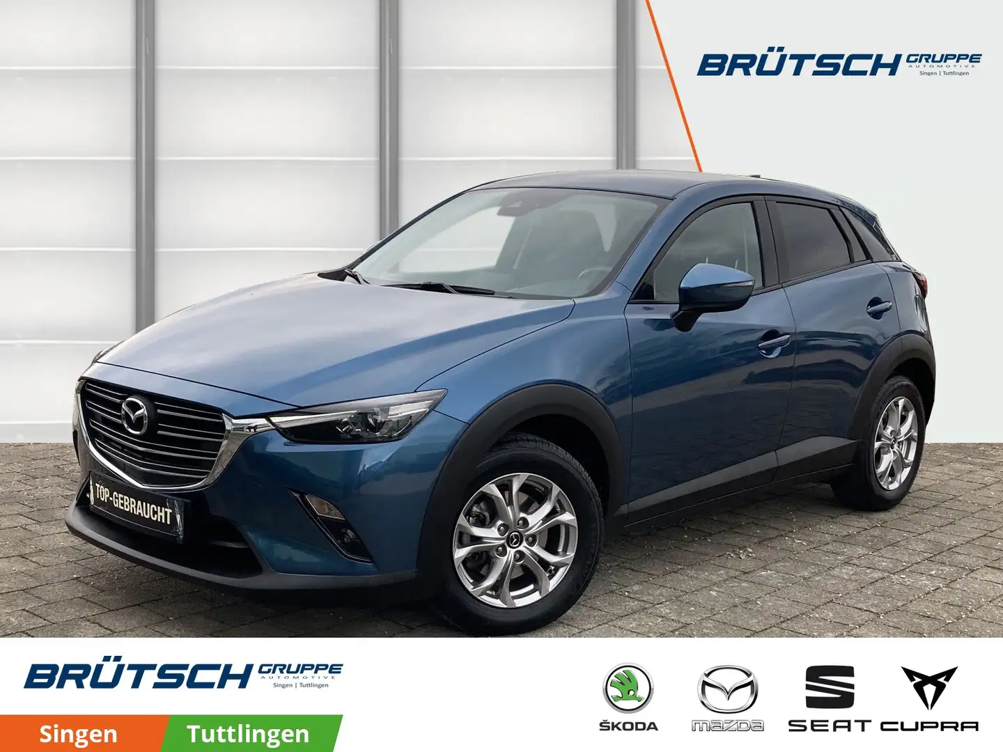 Mazda CX-3 Selection 2.0 AUTOMATIK / NAVI / LED / SITZHEIZUNG Blau - 1
