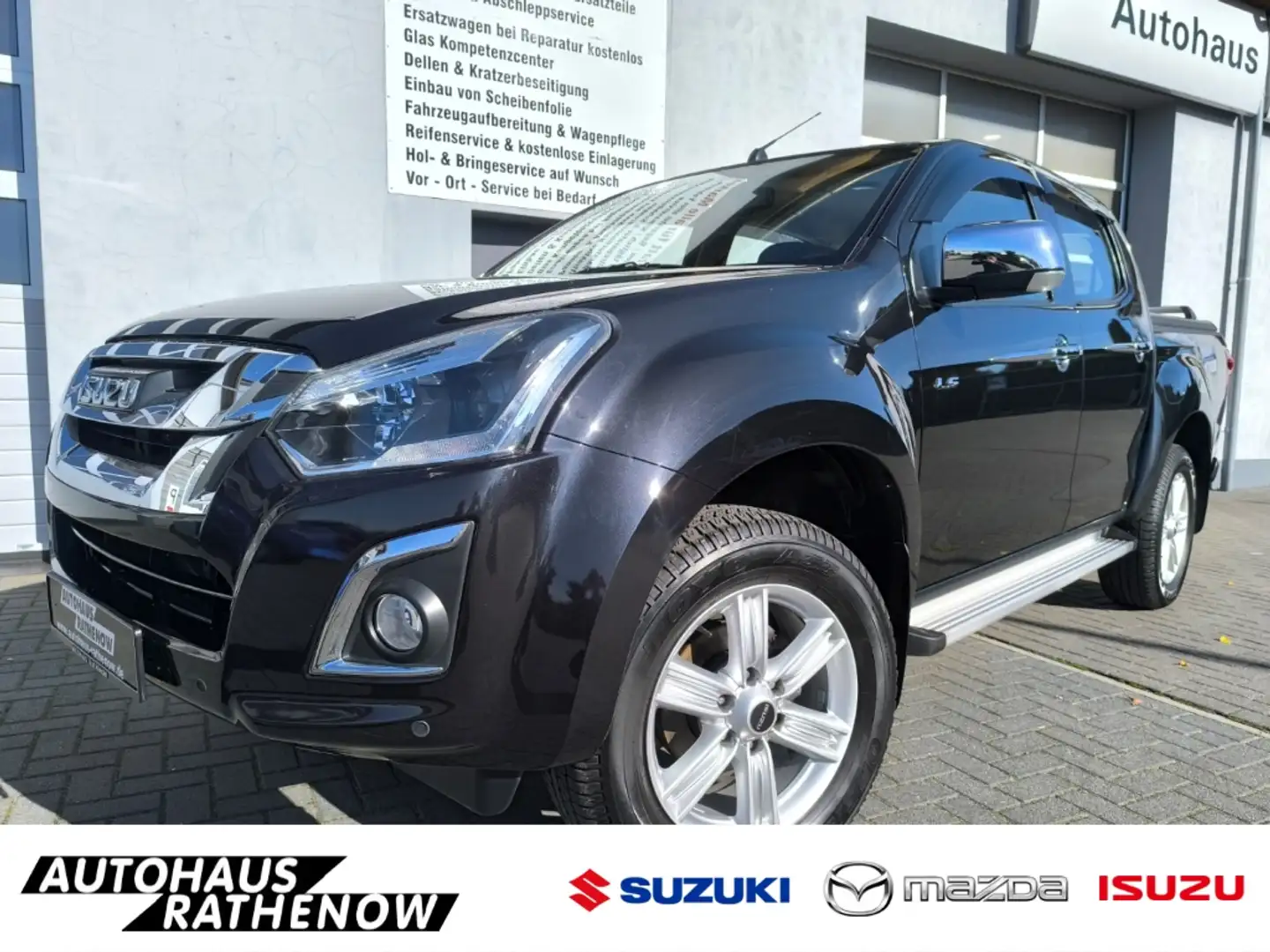 Isuzu D-Max Double Cab 4WD Custom wenig Kilometer Alarm Rückfa Schwarz - 1