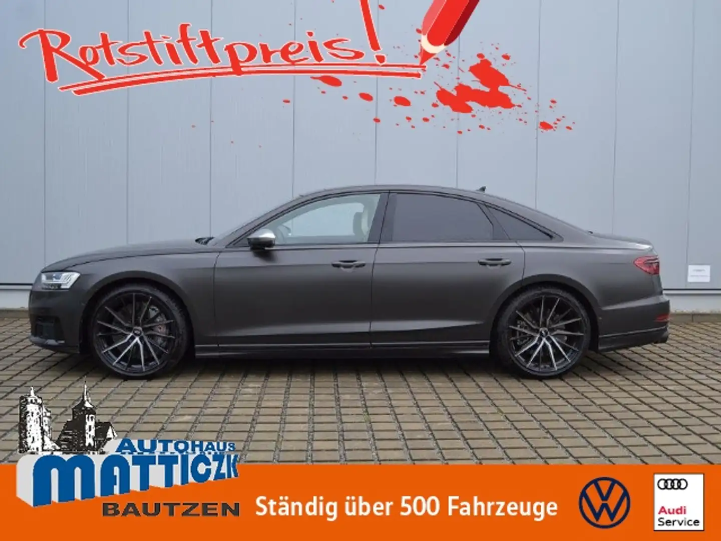 Audi S8 4.0 TFSI 787 PS VOLL MTM NP:248.263 AHK/21-ZOLL/K Negro - 1