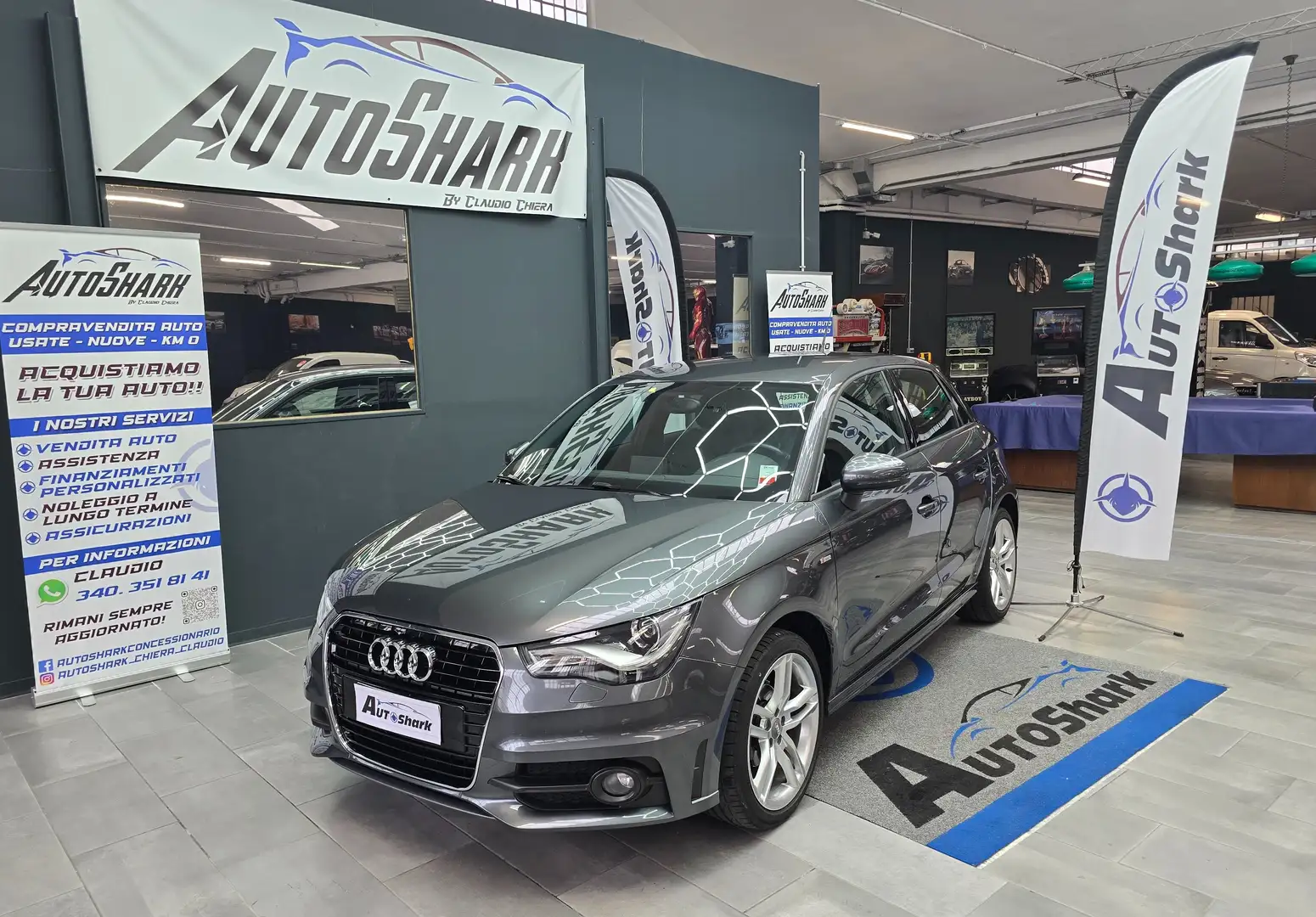 Audi A1 A1 Sportback 1.2 tfsi S Line Edition plus SPORT Grigio - 2