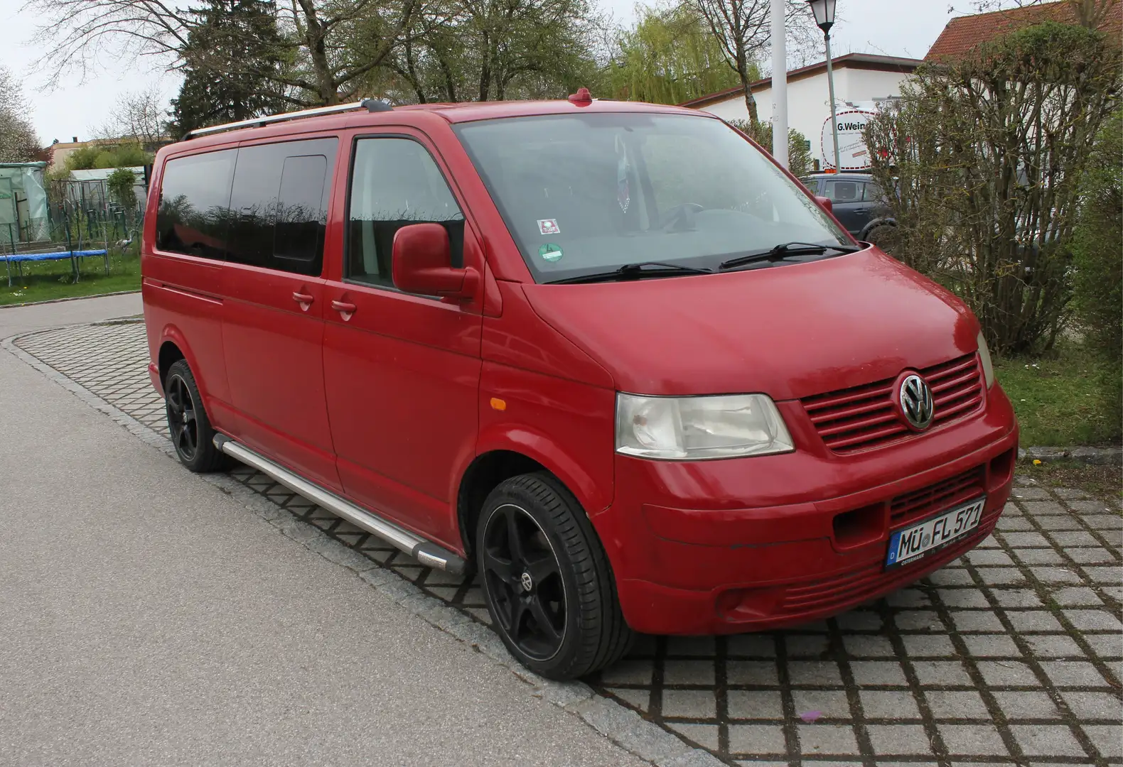 Volkswagen T5 Caravelle Caravelle Lang (7-Si.) DPF Czerwony - 1