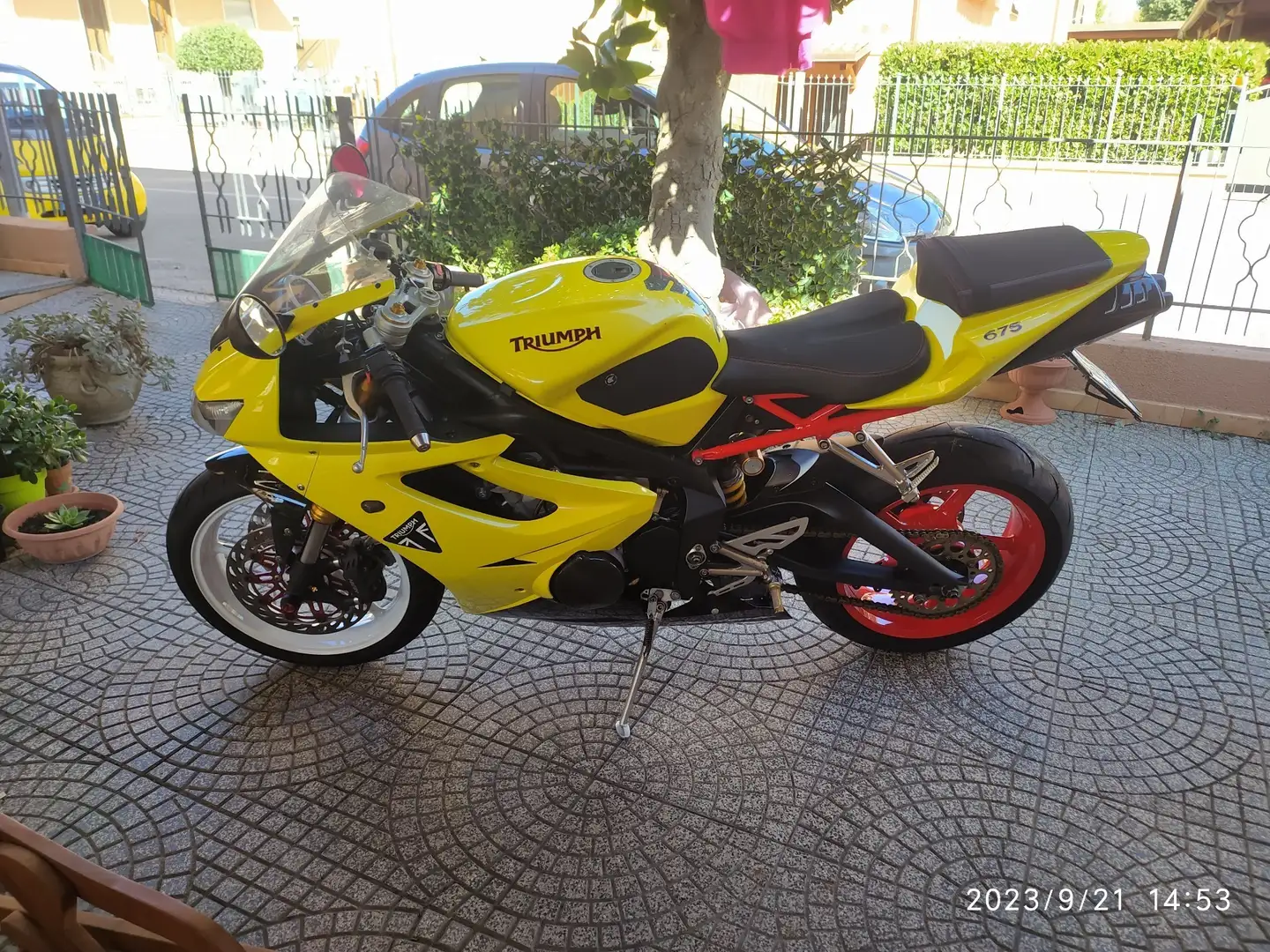 Triumph Daytona 675 Жовтий - 2