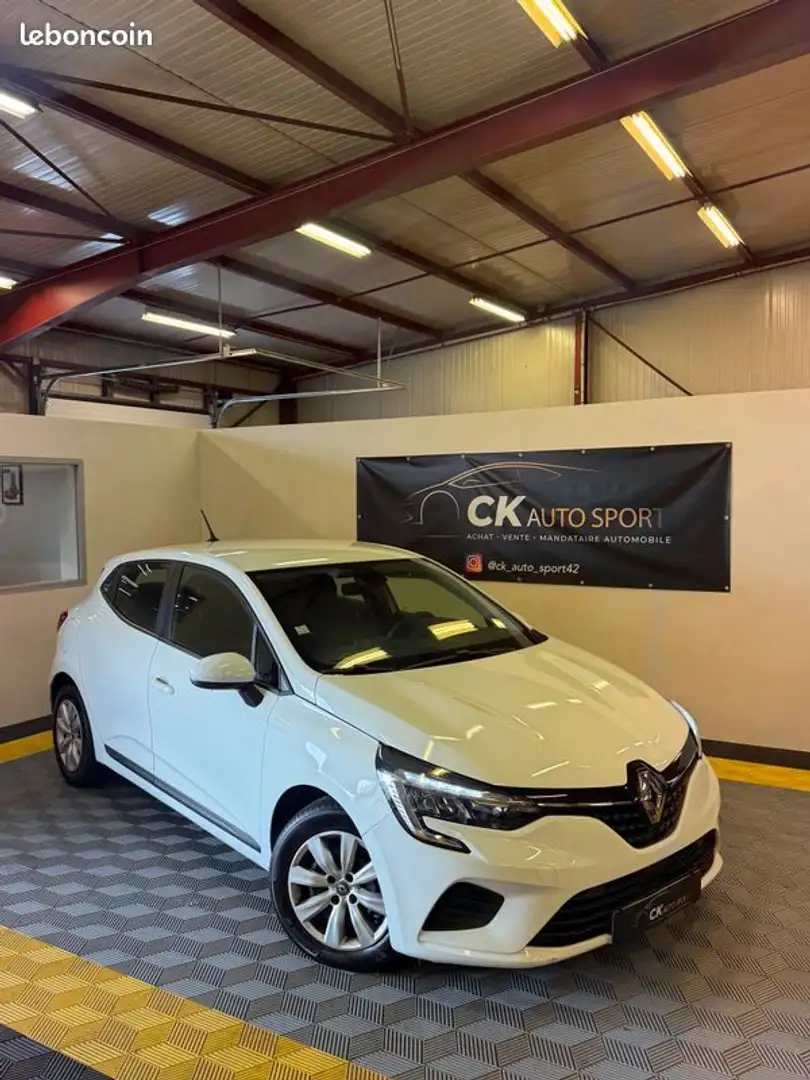 Renault Clio 5 1.5 DCI 85cv 1ere main TVA RÉCUPÉRABLE Bianco - 1