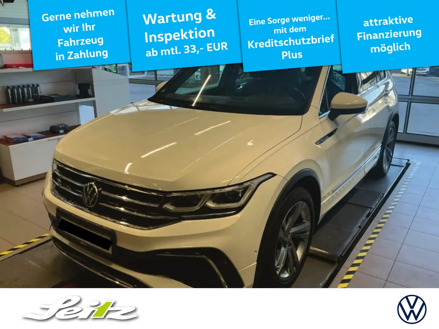 Volkswagen Tiguan 2.0 TDI R-Line *AHK*STANDH*MATRIX*HARMAN* Blanco - 1