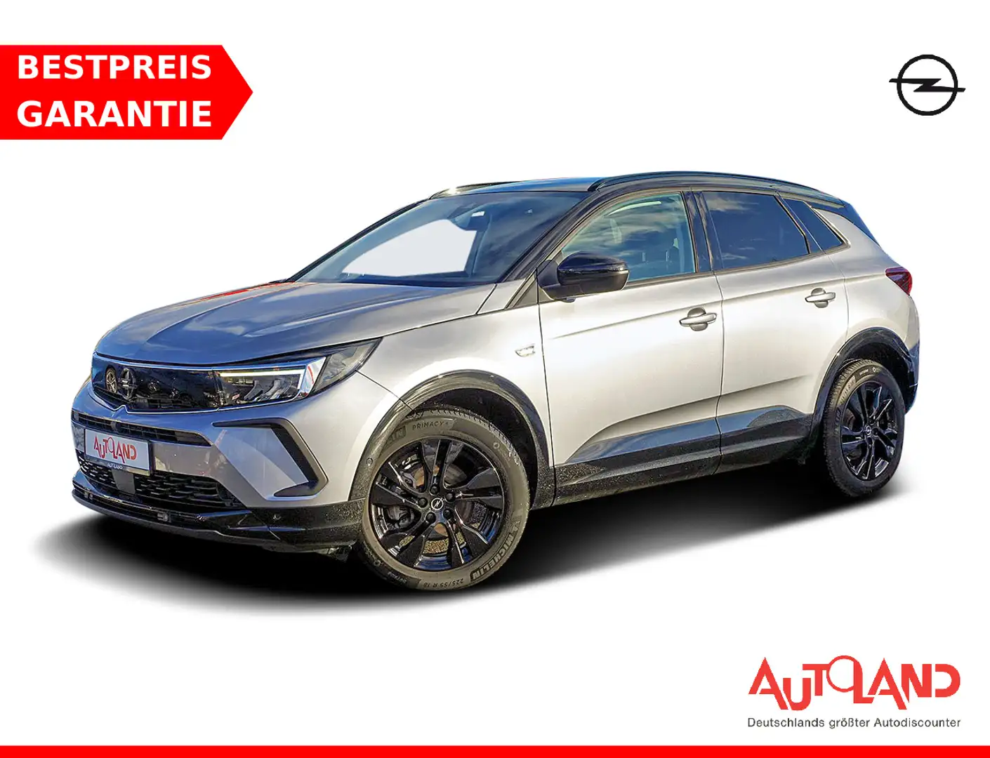 Opel Grandland 1.2 Navi Kamera Digitales Cockpit 360° Argent - 1