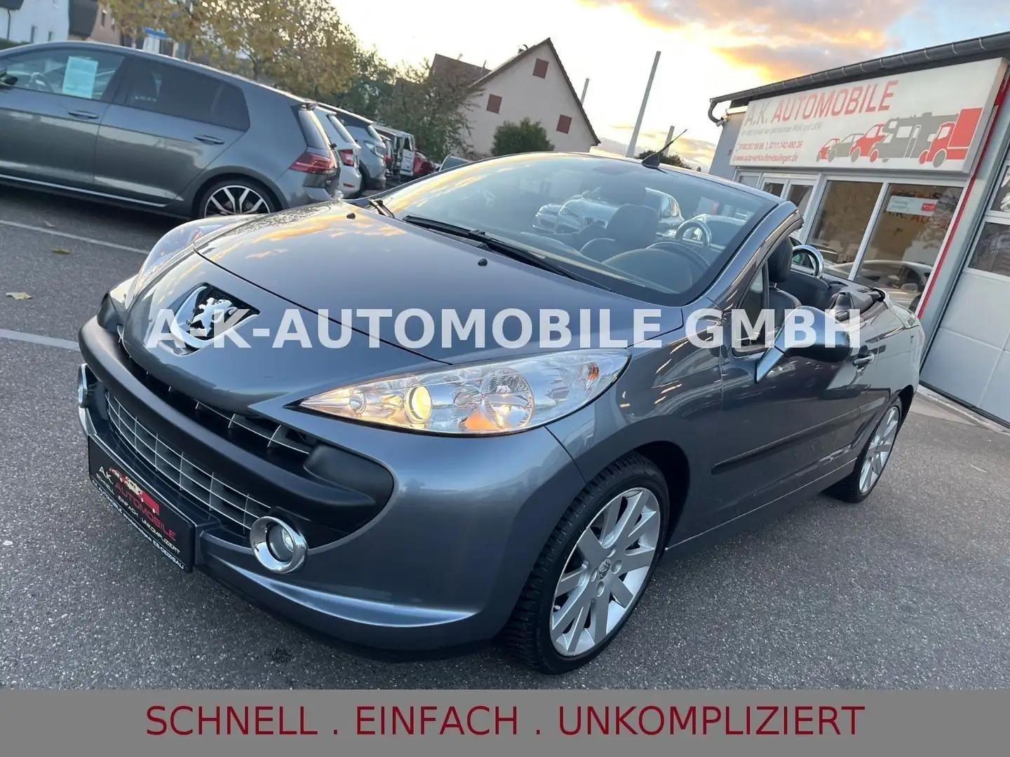 Peugeot 207 CC Cabrio-Coupe Sport*LEDER*PDC*SHZ*1-HAND* Grau - 1