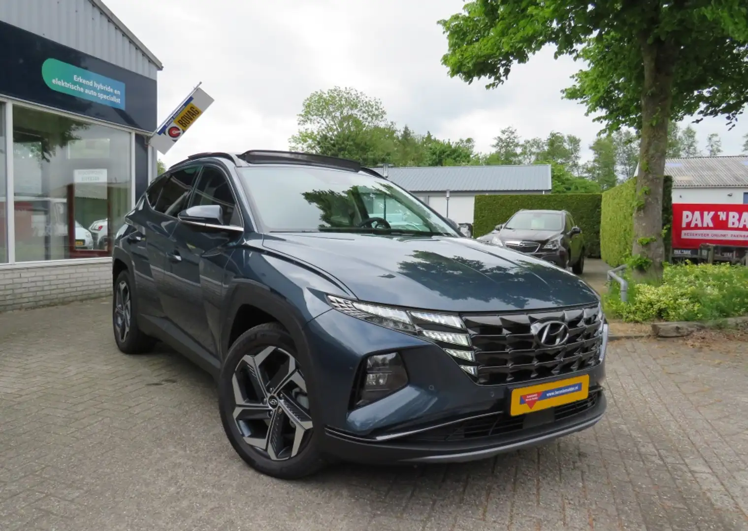 Hyundai TUCSON 1.6 GDi PHEV NAVI / CAMERA / ADAP. CRUISE / SCHUIF Bleu - 2