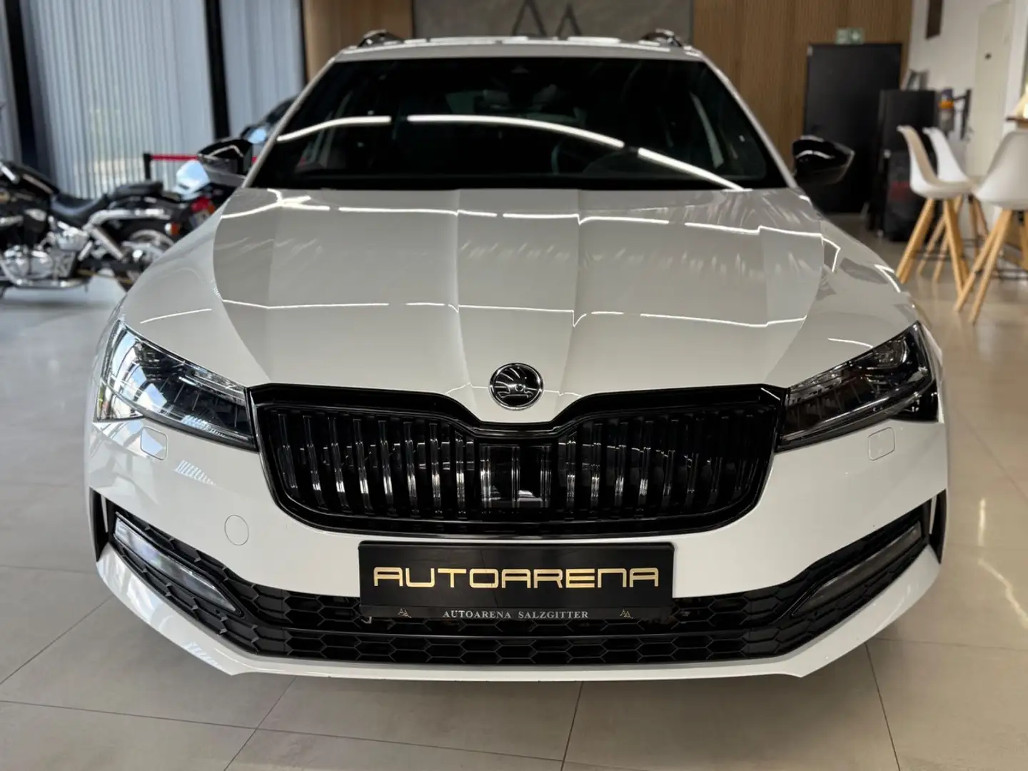Skoda Superb 2.0 TDI Sportline*DSG*MATRIX-BEAM*PANO* Blanc - 2