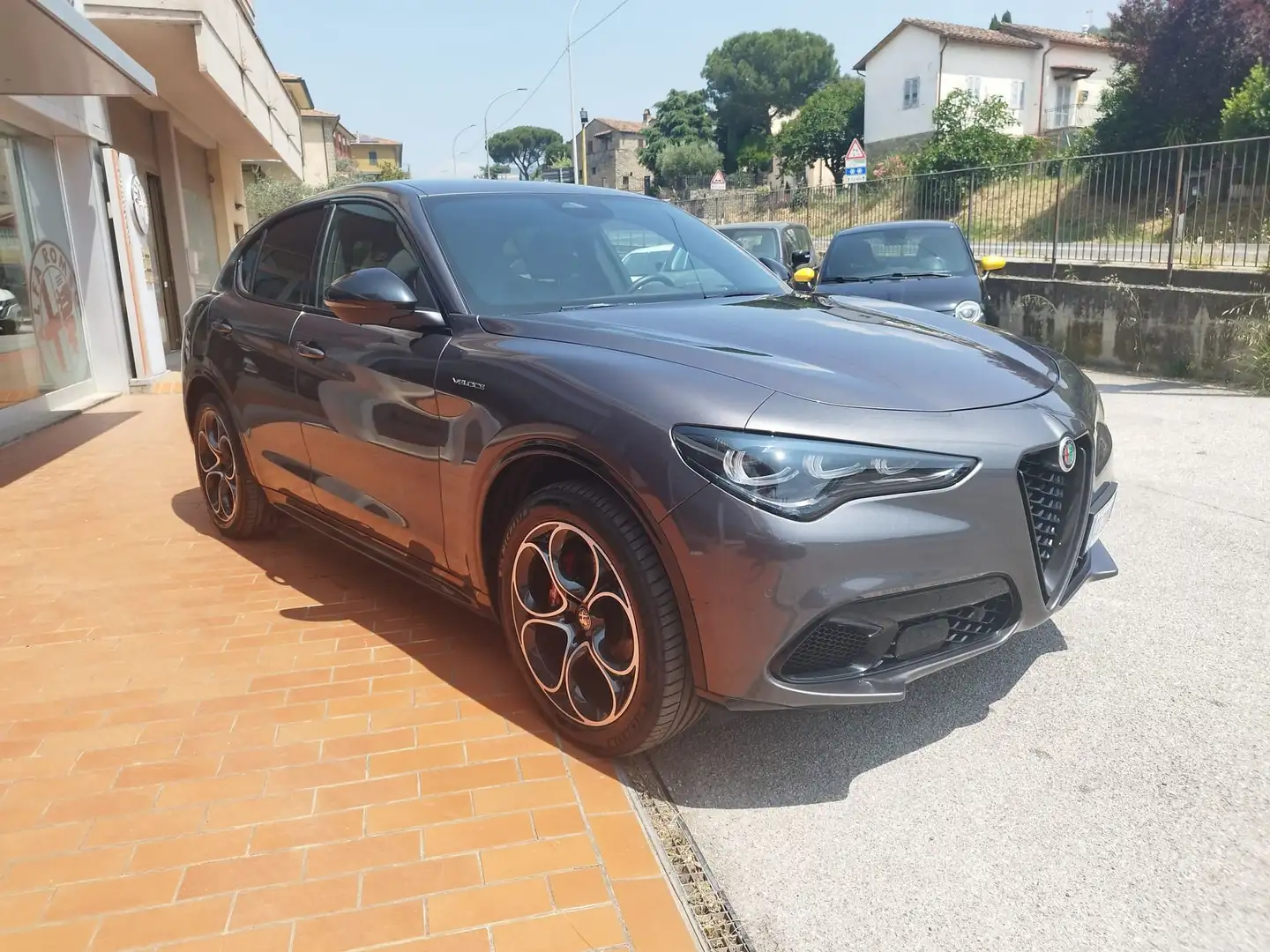 Alfa Romeo Stelvio 2.2 Turbodiesel 210 CV AT8 Q4 Veloce Grigio - 1