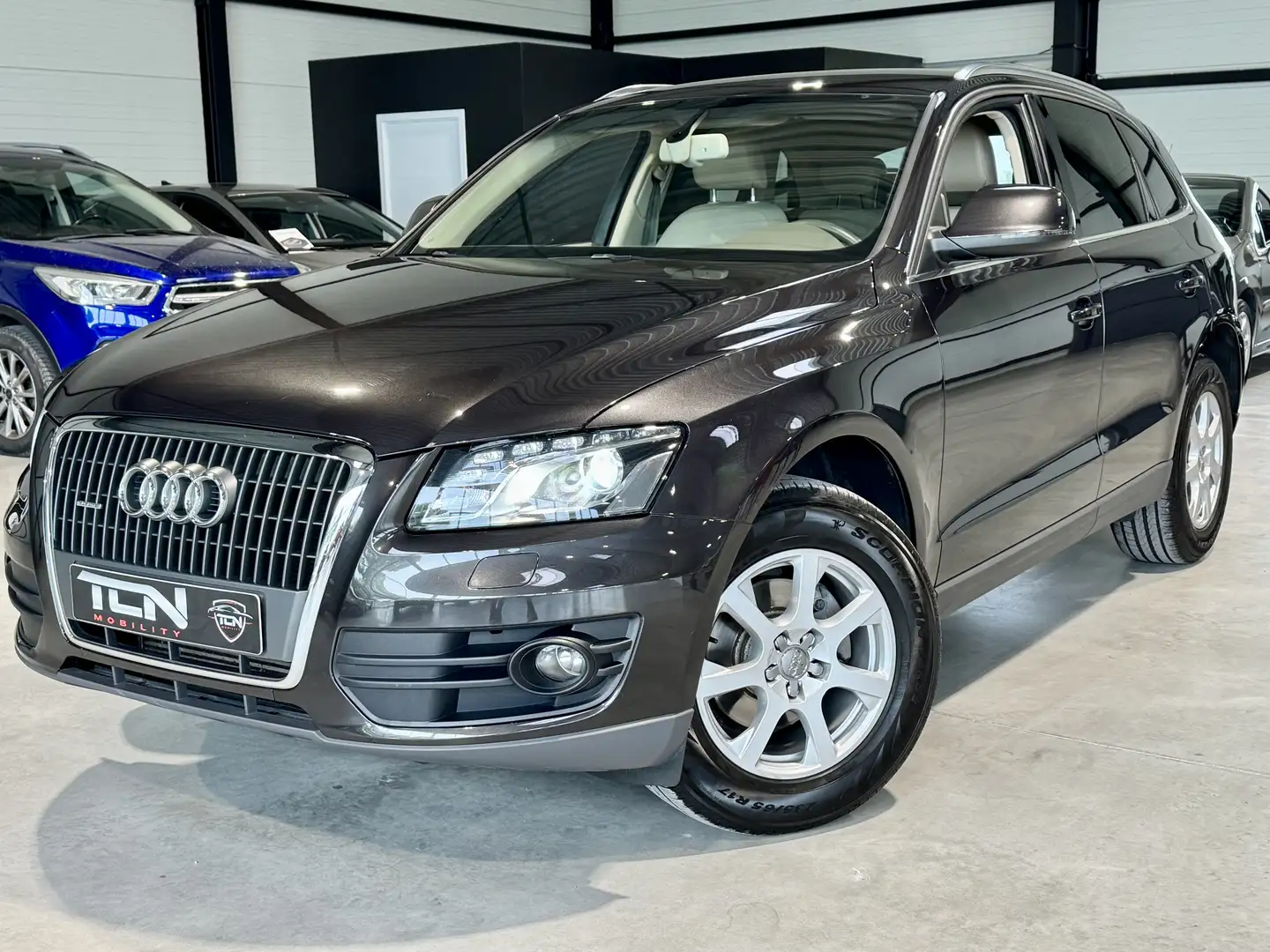 Audi Q5 ✅ 2.0 TDi Quattro S Tronic - prête a immat Gris - 1