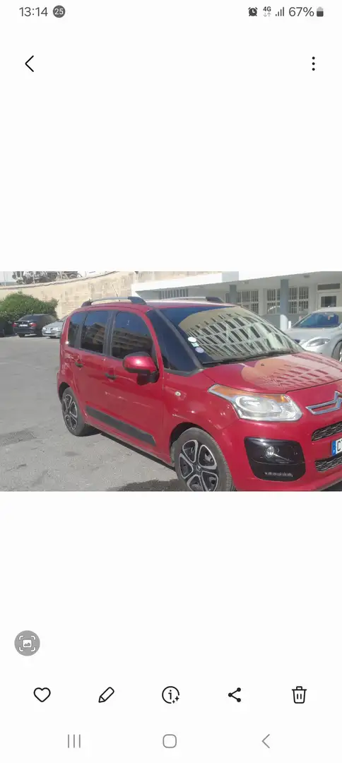 Citroen C3 Picasso C3 Picasso VTi 120 Music Touch Rouge - 2