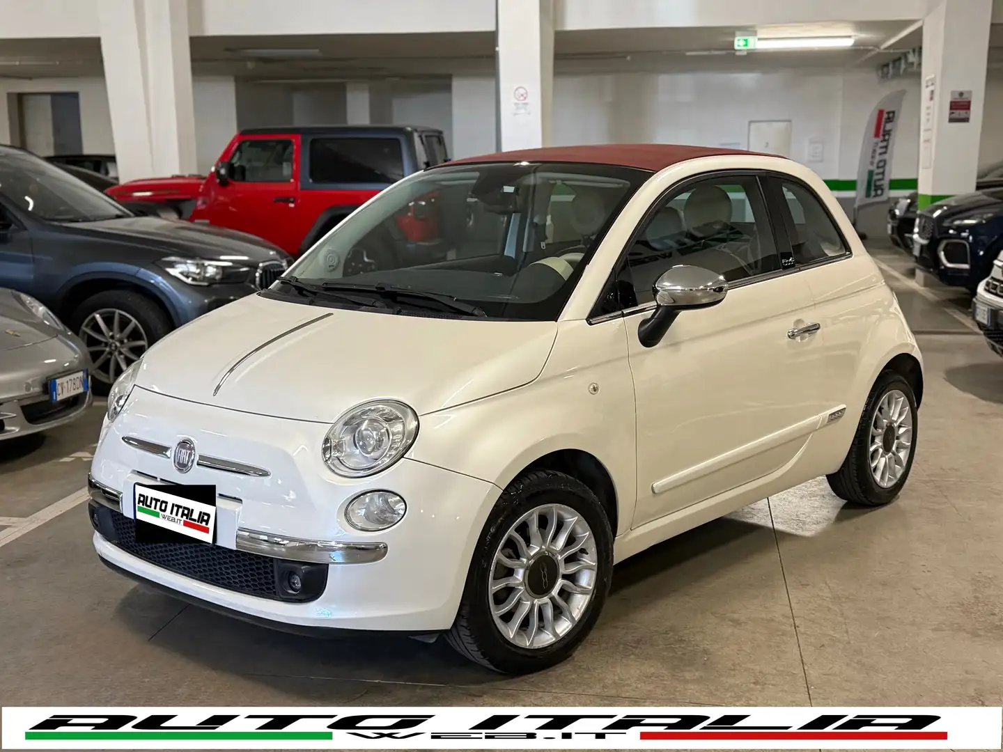 Fiat 500C 500C III 1.4 16v CAMBIO AUTOMATICO#LOUNGE#PELLE Weiß - 1