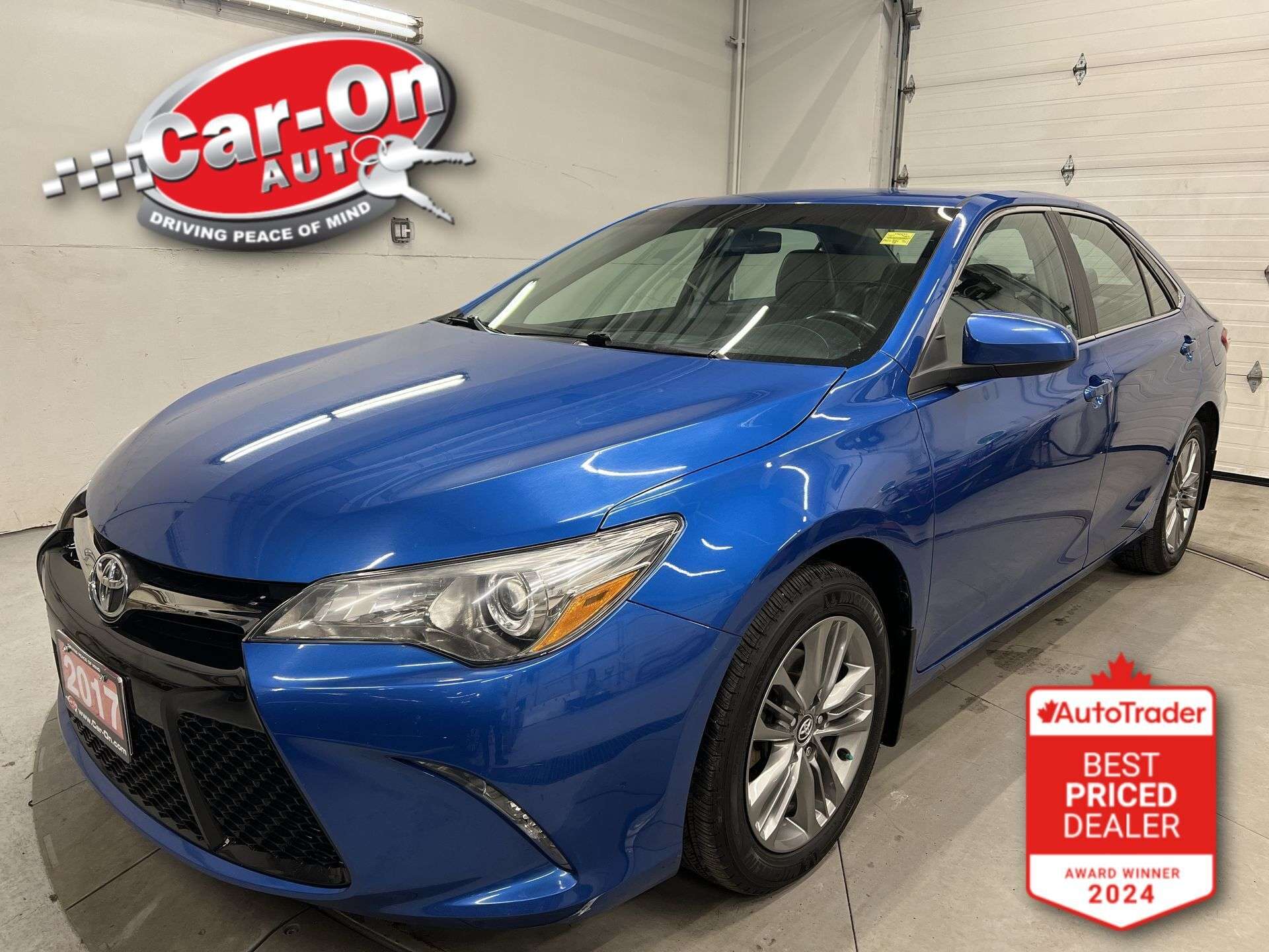 Blue 2017 Toyota Camry Sedan Front-Wheel Drive Automatic