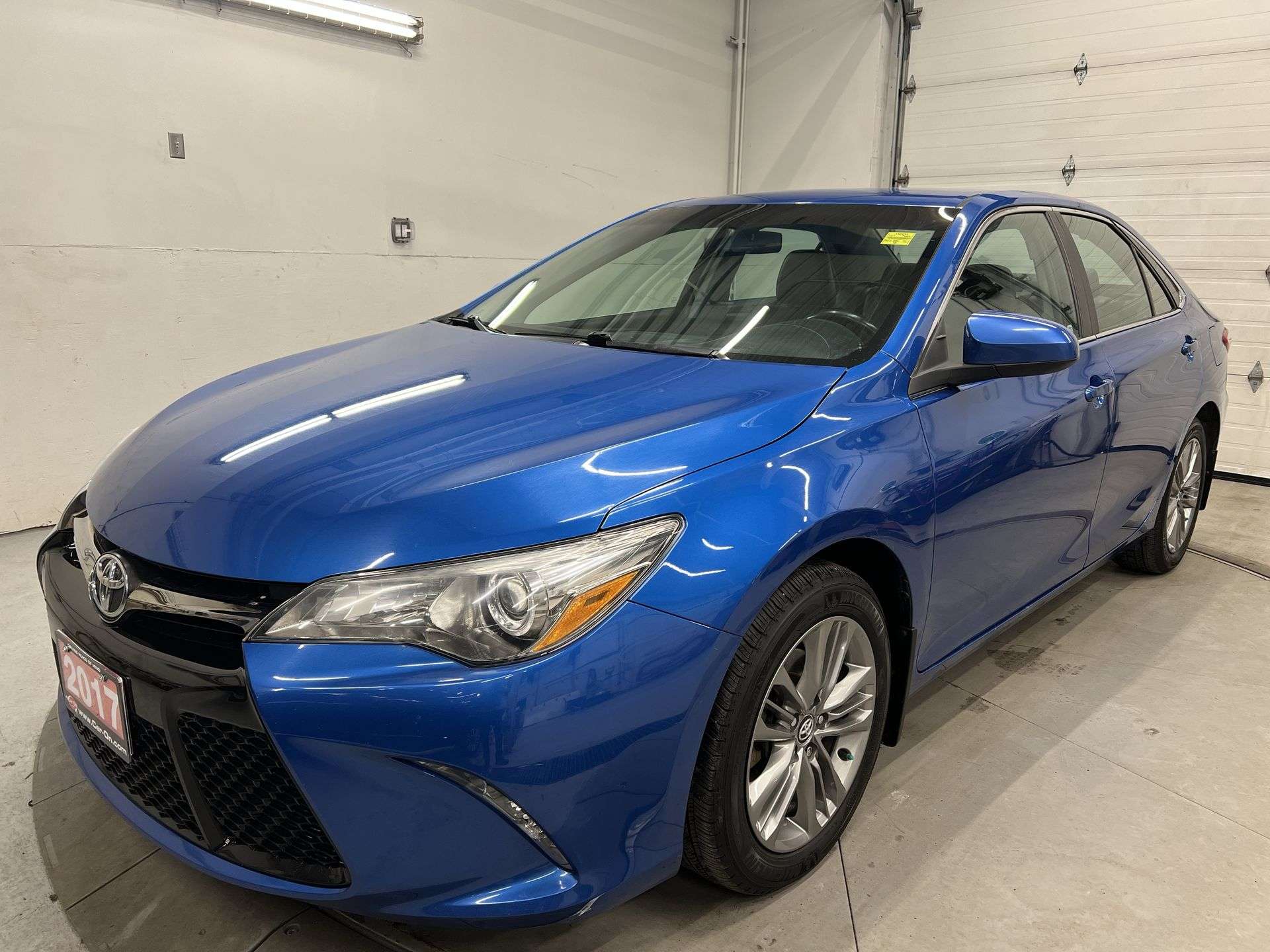Blue 2017 Toyota Camry Sedan Front-Wheel Drive Automatic