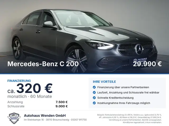 Mercedes-Benz C 200 d 9G-Tronic Avantgarde Temp/Kamera/Virtual