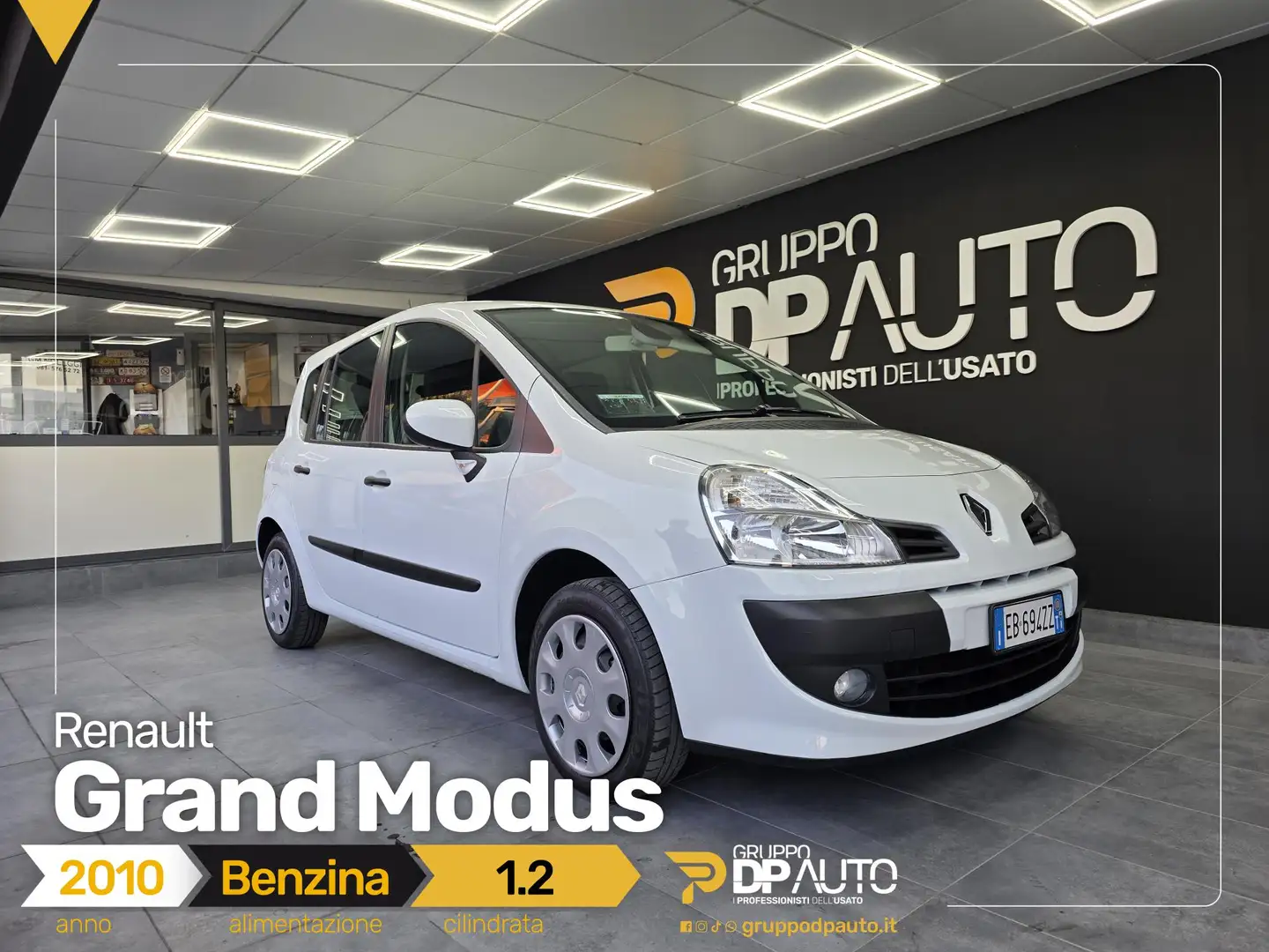 Renault Grand Modus 1.2 16v Expression Blanc - 1