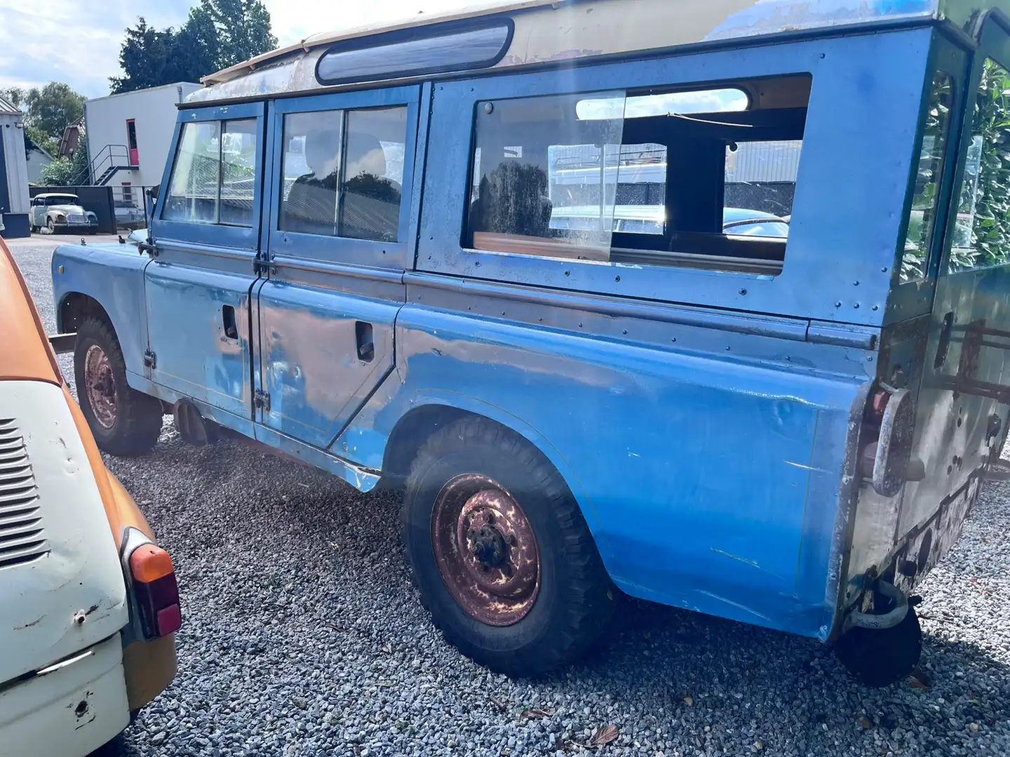 Land Rover Series 2 Defender Bleu - 2