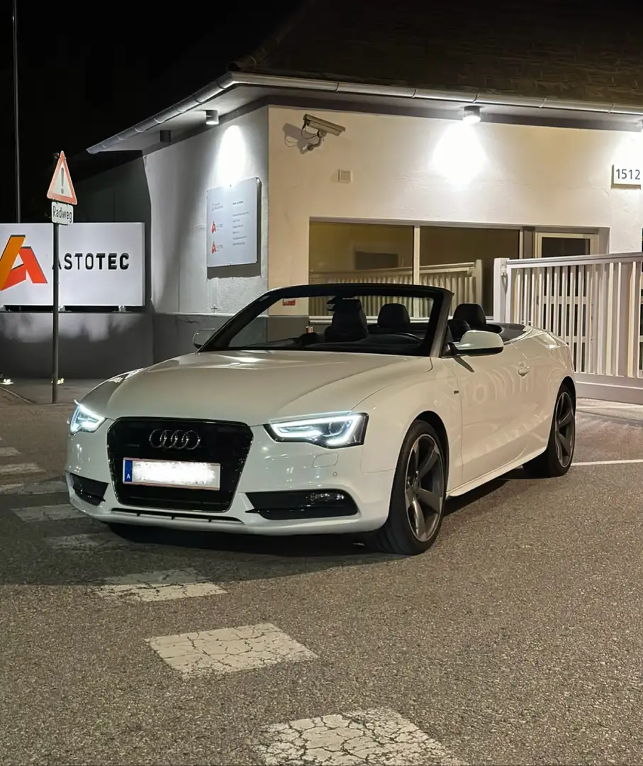 Audi A5 Cabrio 3,0 TDI quattro Sport S-tronic Weiß - 2