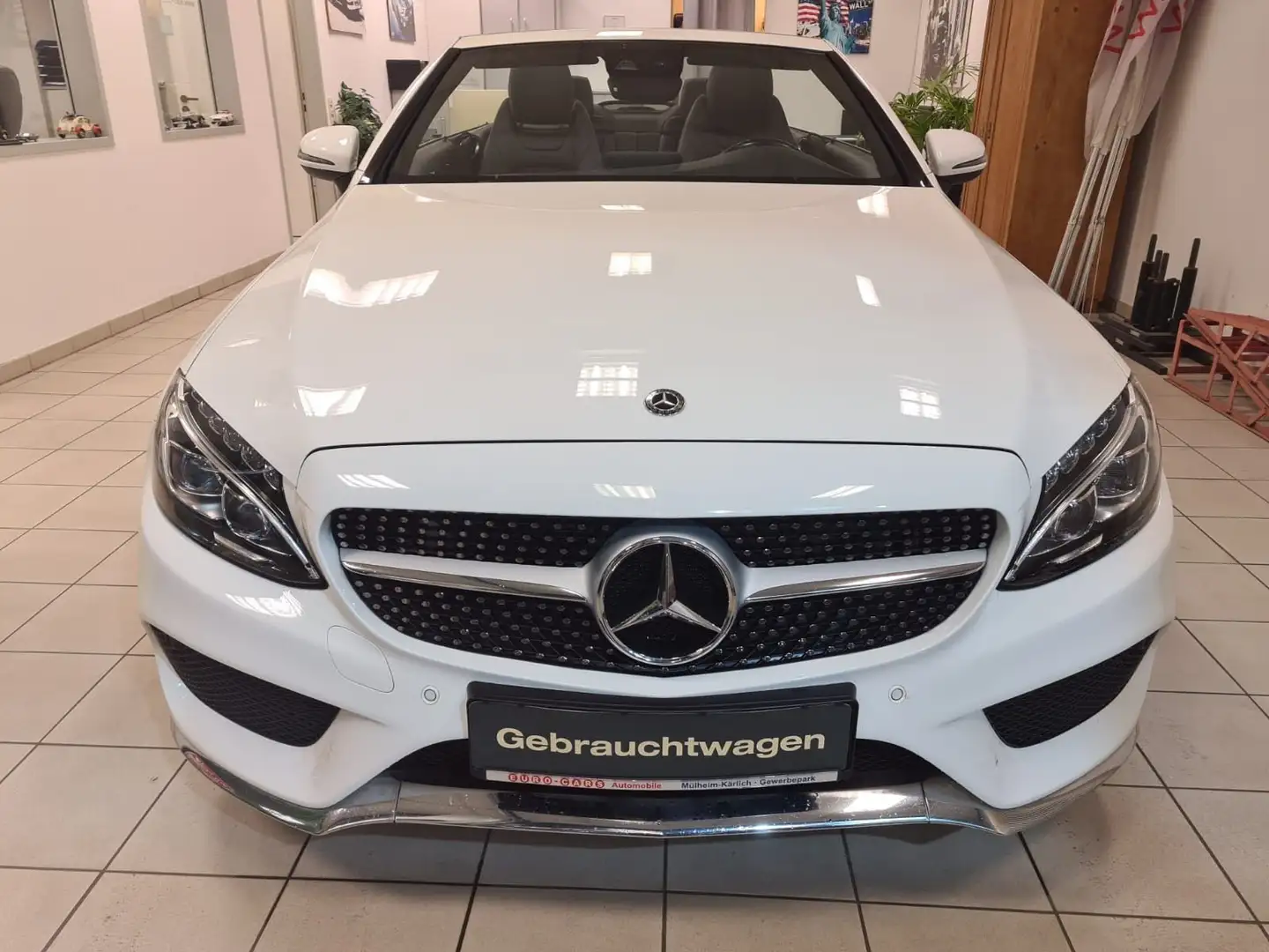 Mercedes-Benz C 250 Cabrio / LED / NAVI / AMG-Line /SCHECKHEFT Alb - 2