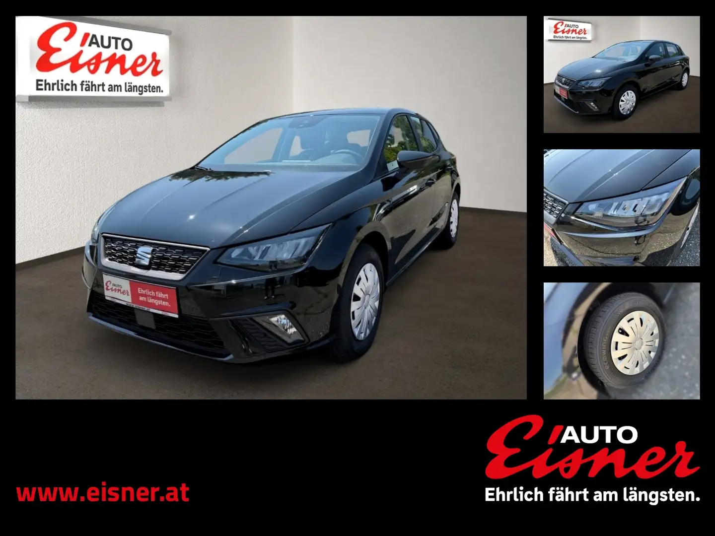 SEAT Ibiza 1.0 TSI Reference ABS ESP Schwarz - 1
