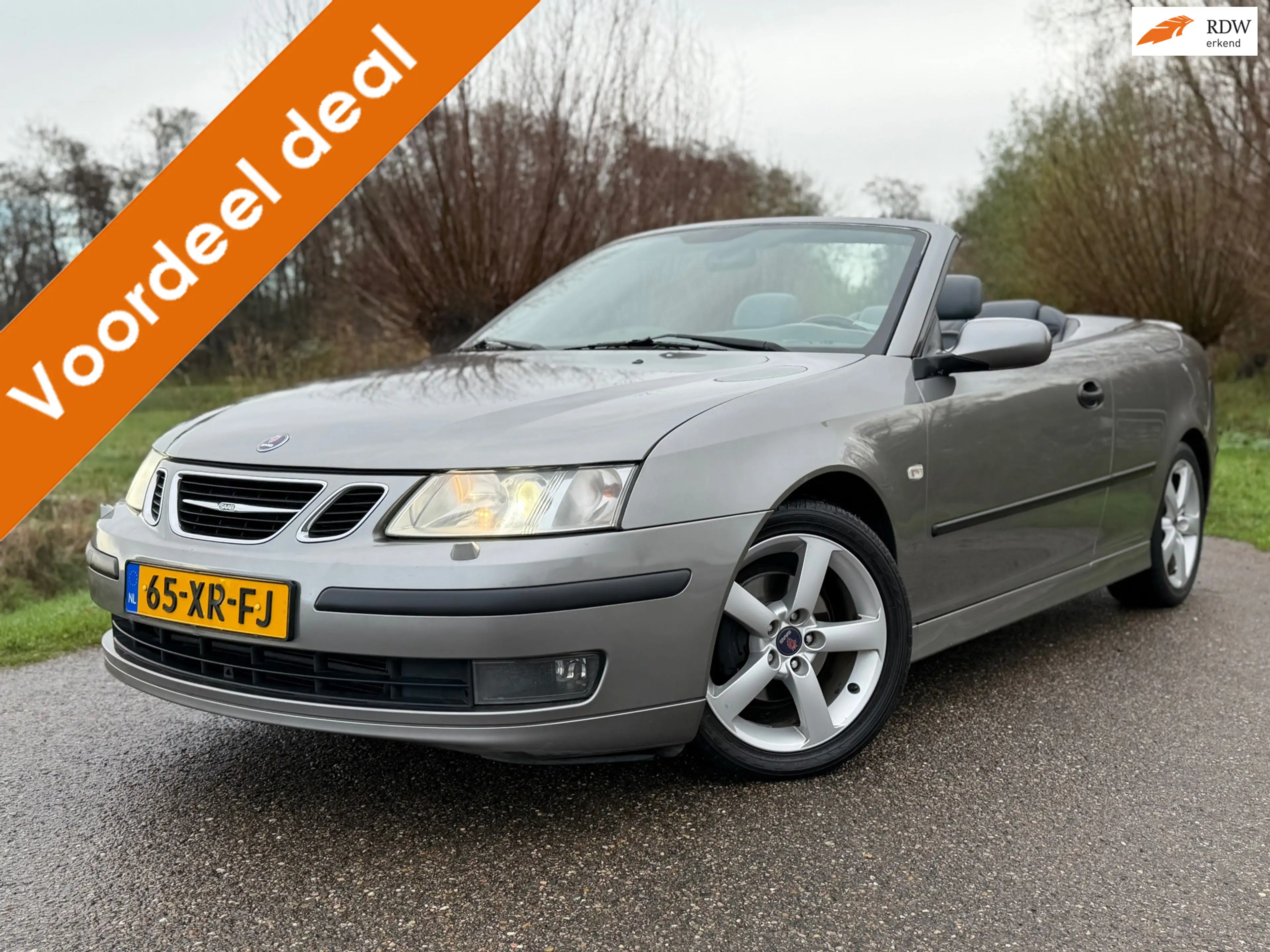 Saab 9-3 Cabrio 1.8t Vector Automaat / Leder / Clima / Stoe